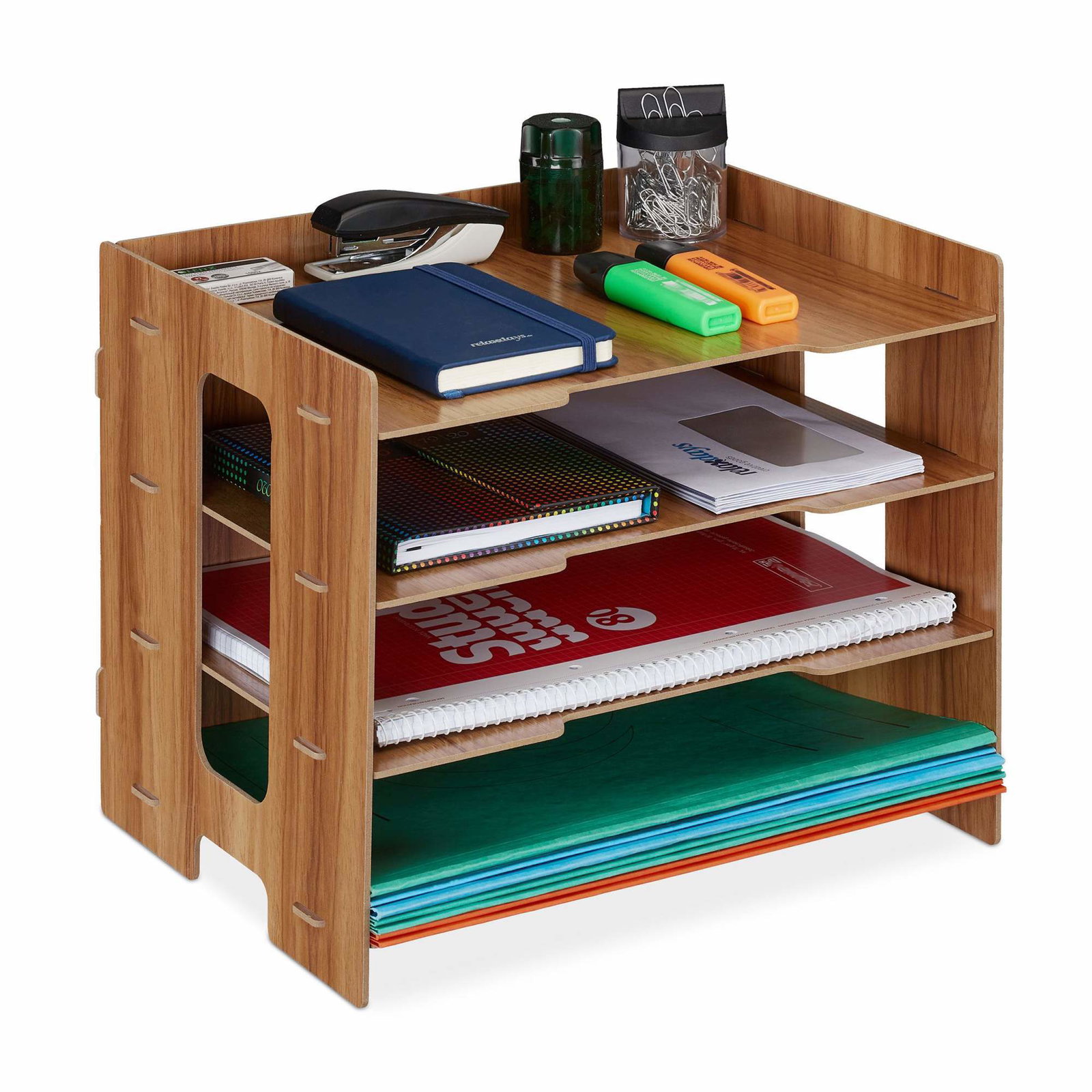 Brevkorg i MDF med 3 fack | Hem & Hobby | Pryloteket