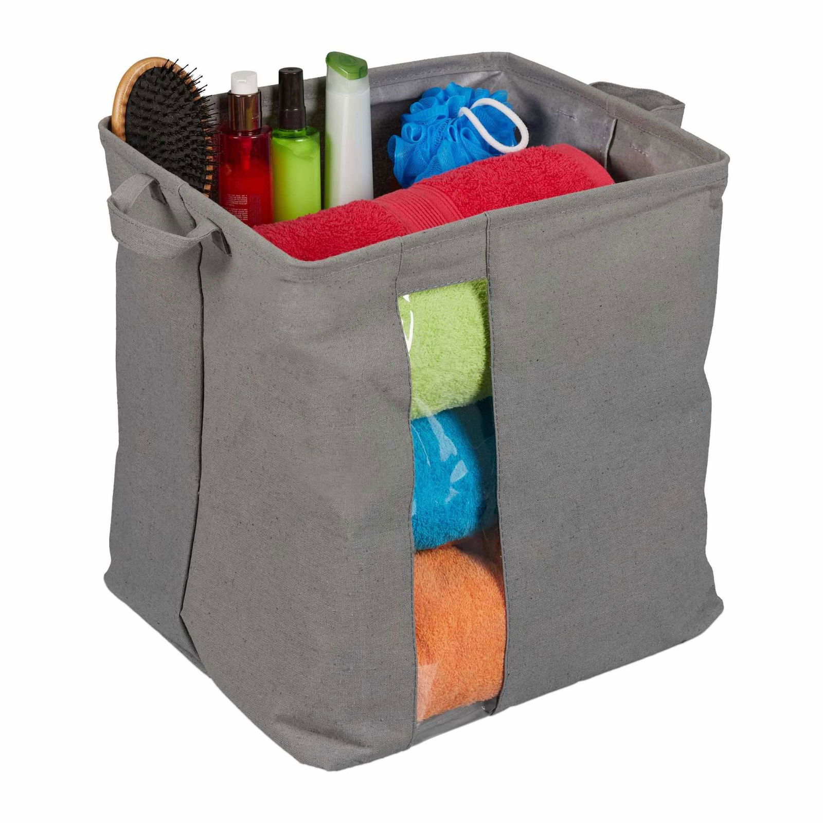 Opbevaringskurv med udsigtsvindue