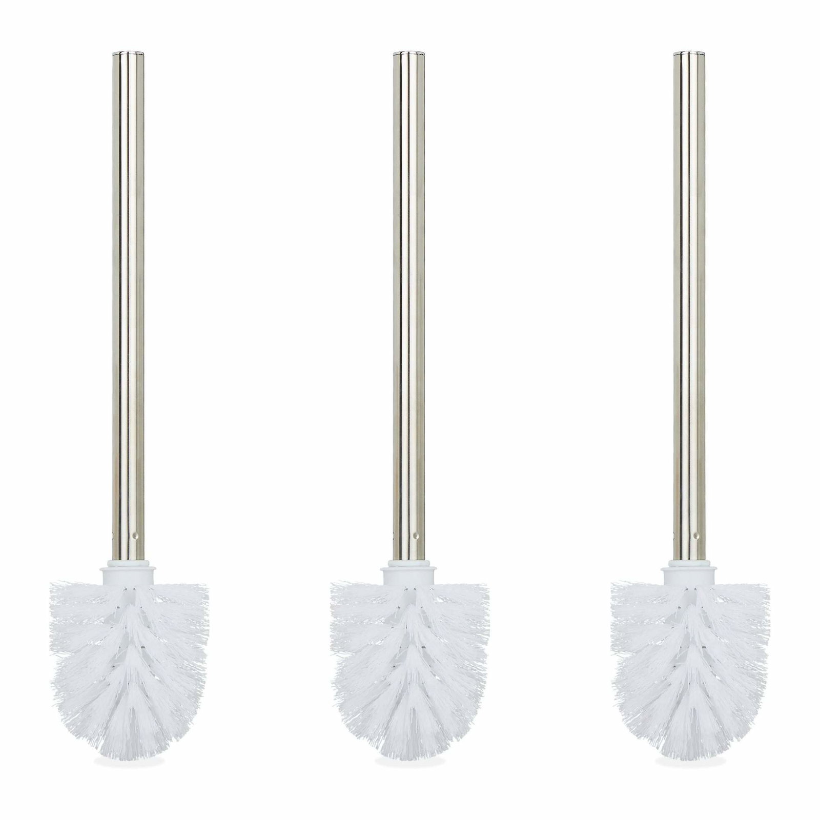 Set med 3 vita toalettborstar | Hem & Hobby - Hem & Hushåll - Badrum - Toalettborstar | Pryloteket