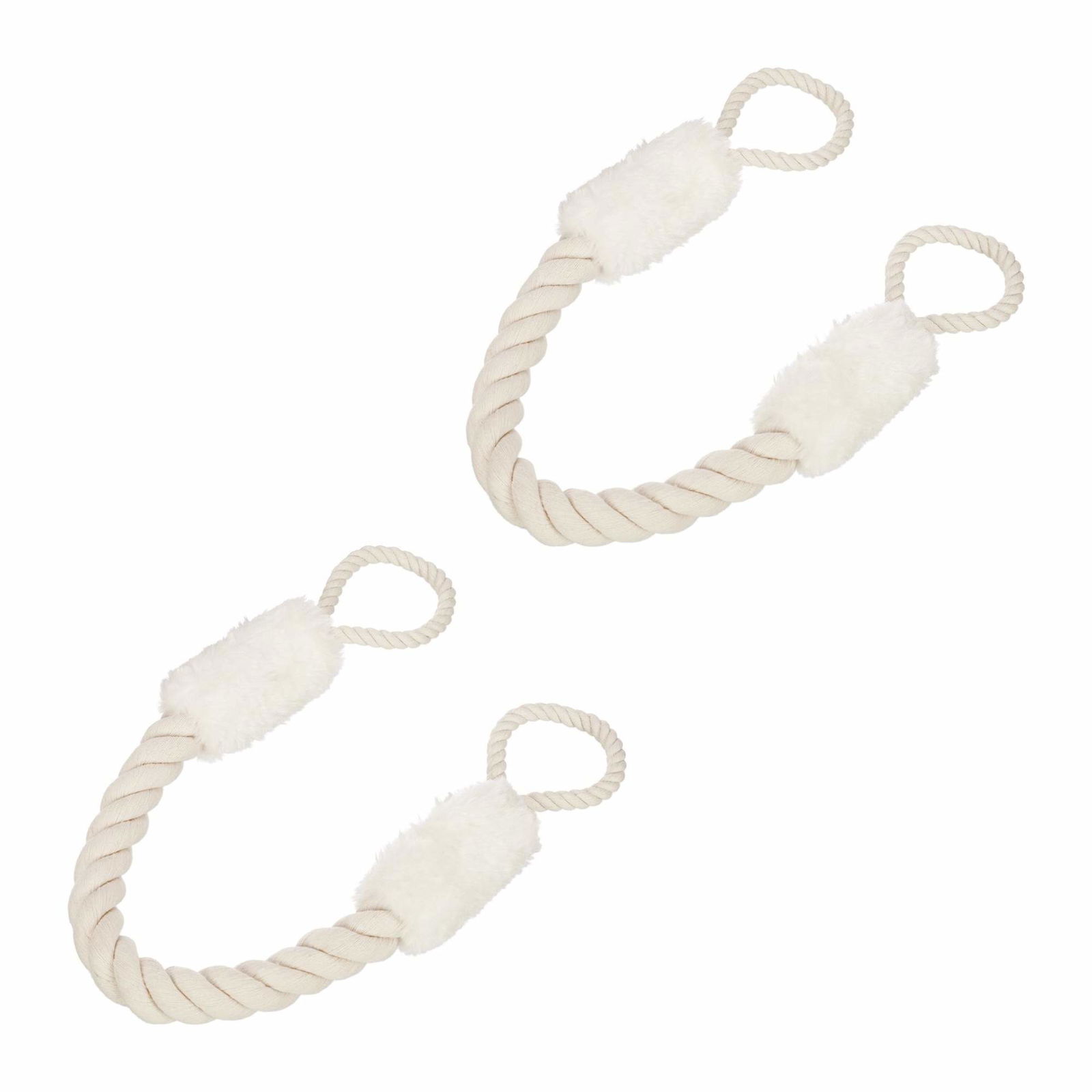 Beskyttelsesclips til dørsnor sæt af 2 hvide