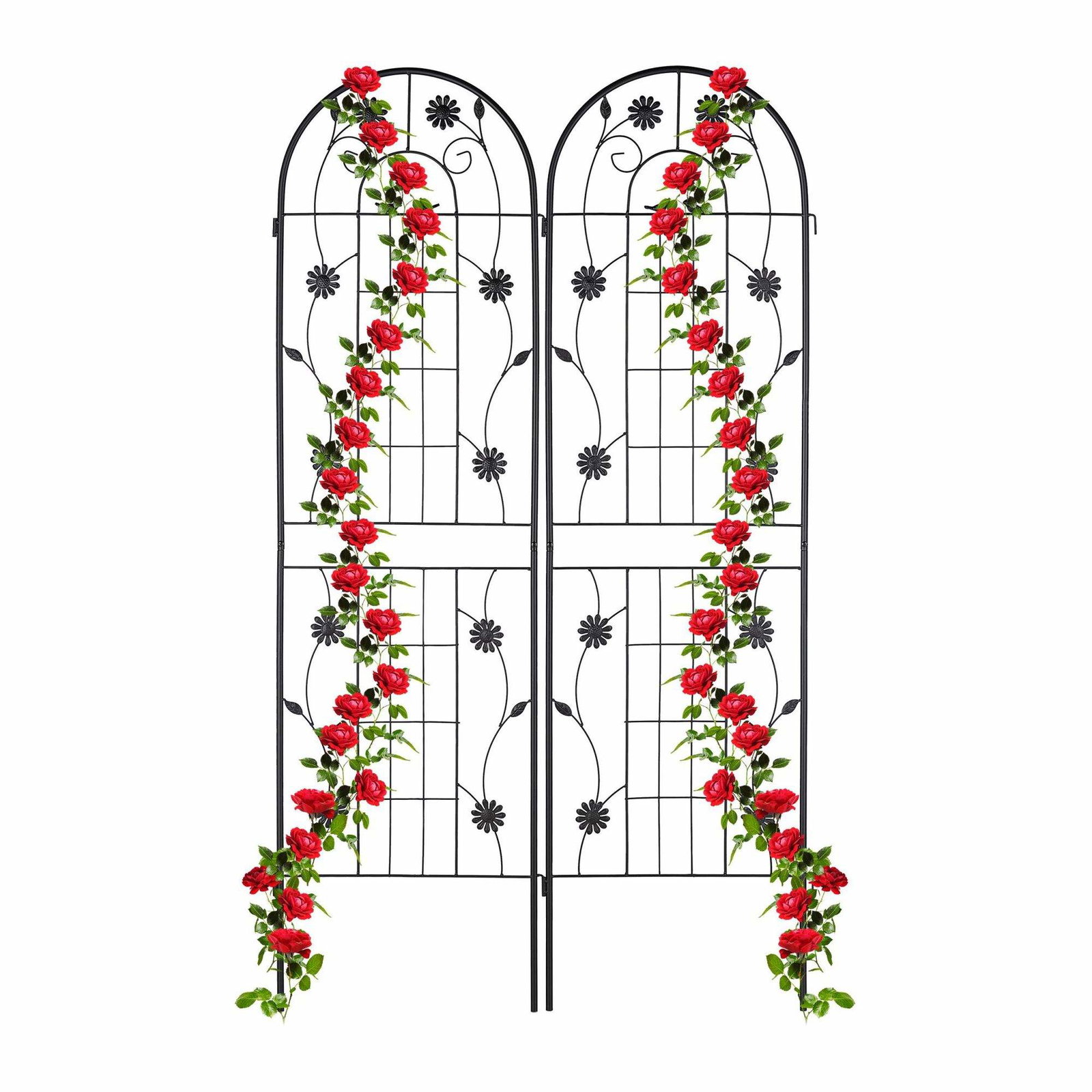 Spaljéer 180 cm set om 2 svarta | Hem & Hobby | Pryloteket