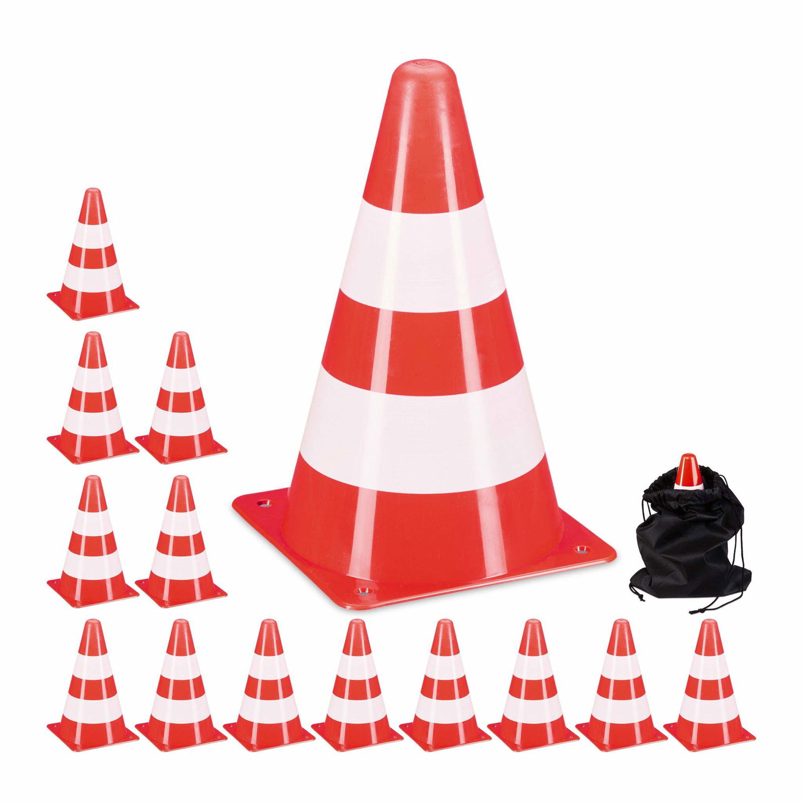 Pyloner, 14 stk, orange