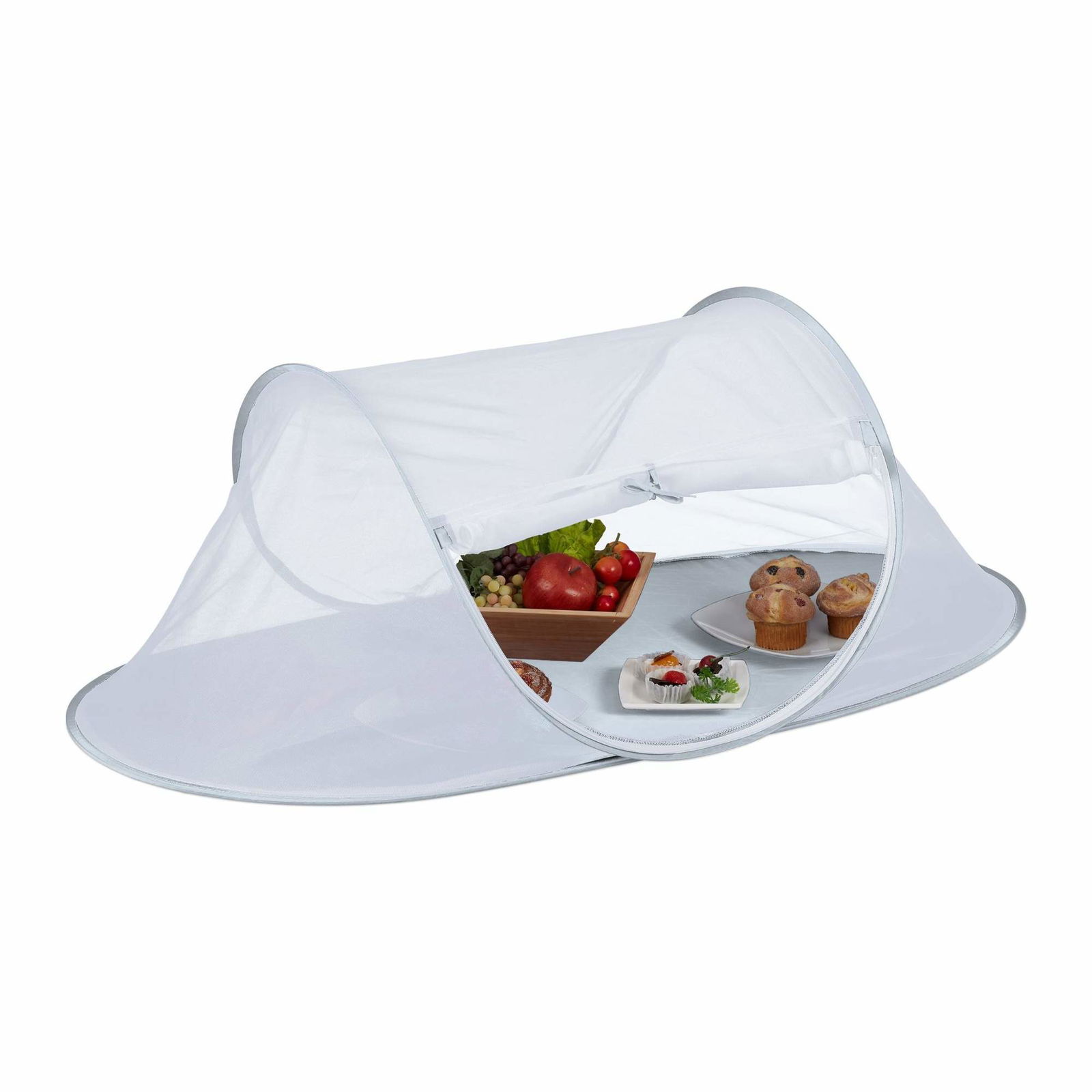 Flyvehætte til madgrå