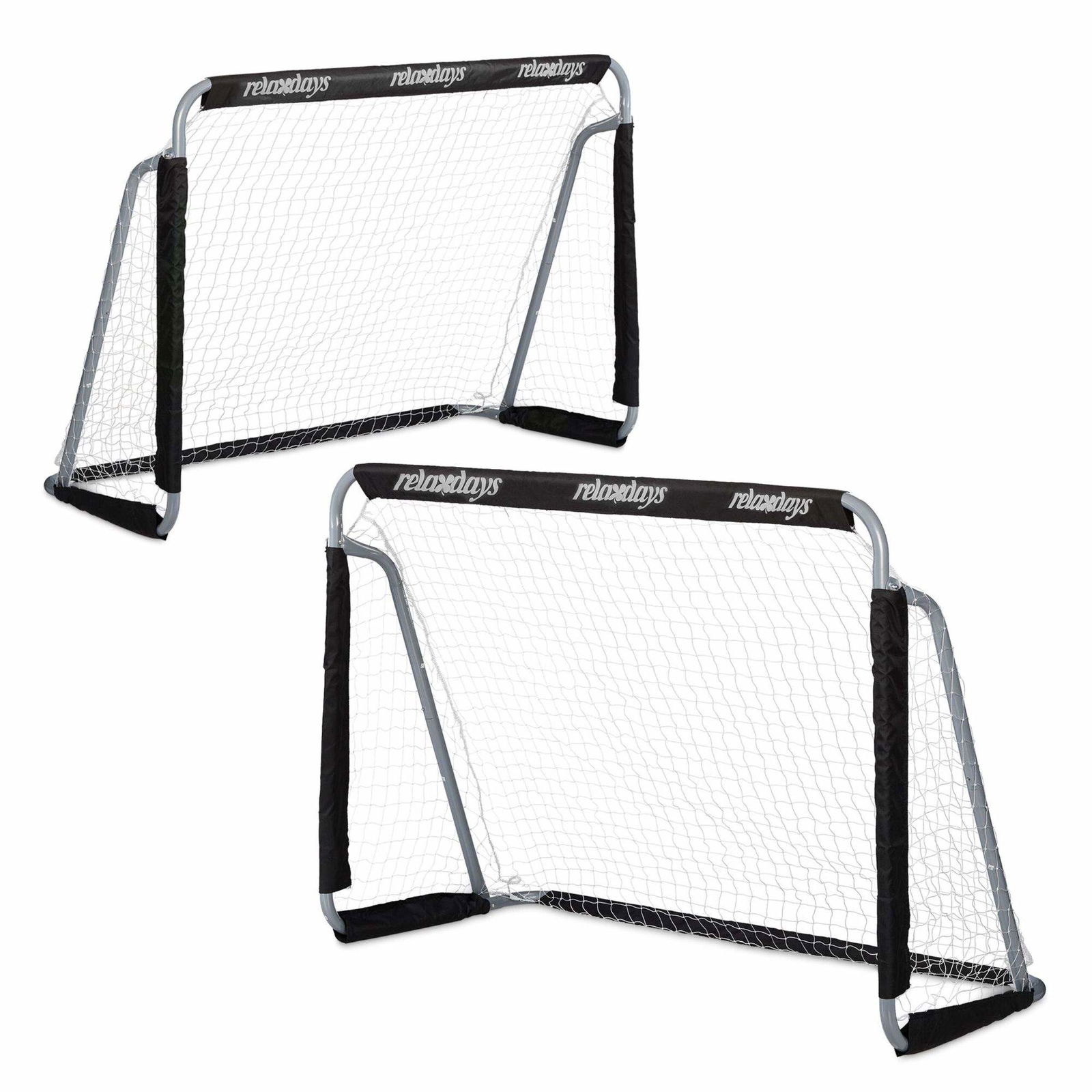 2 stk. fodboldmål i sort