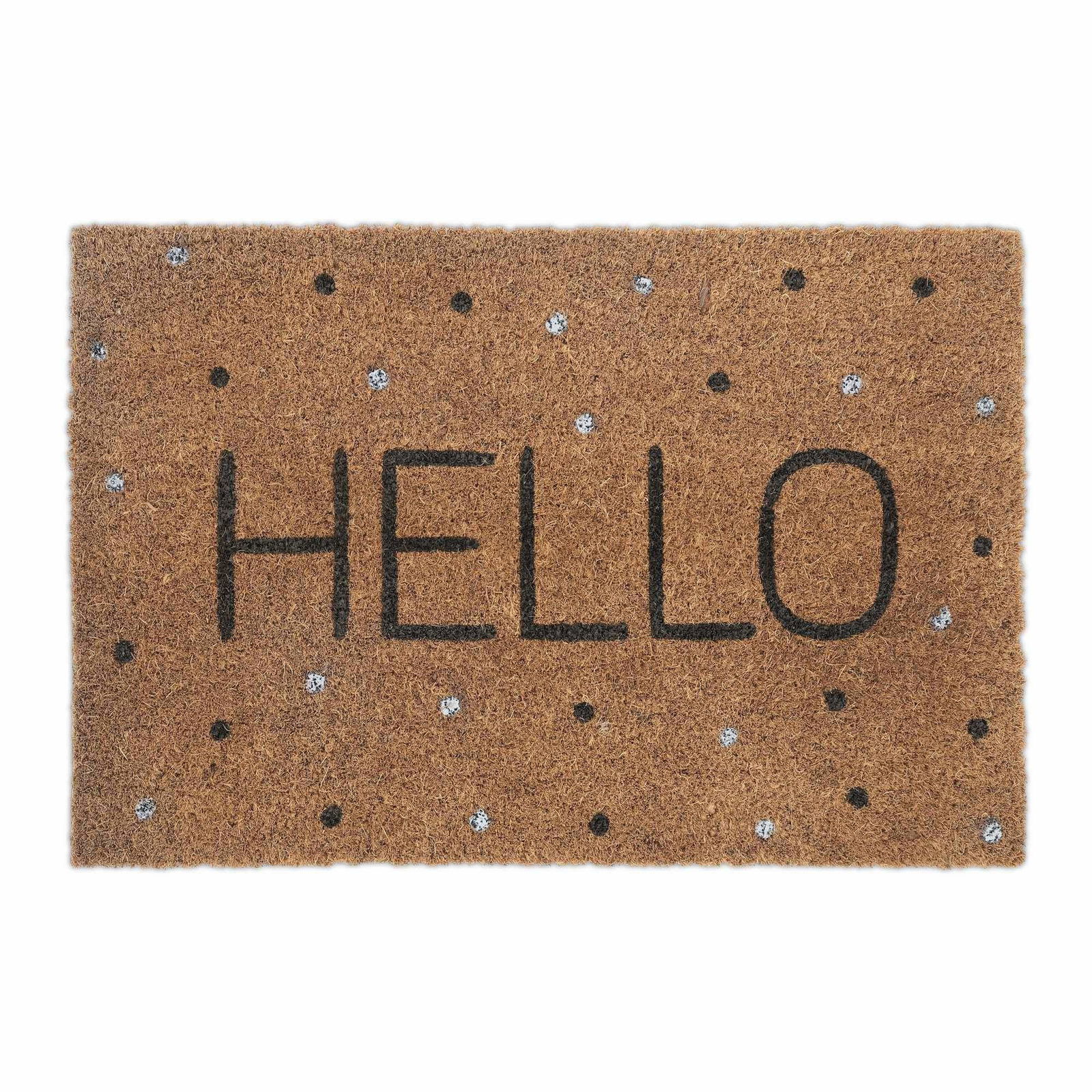Dørmåtte kokosfiber "Hej"