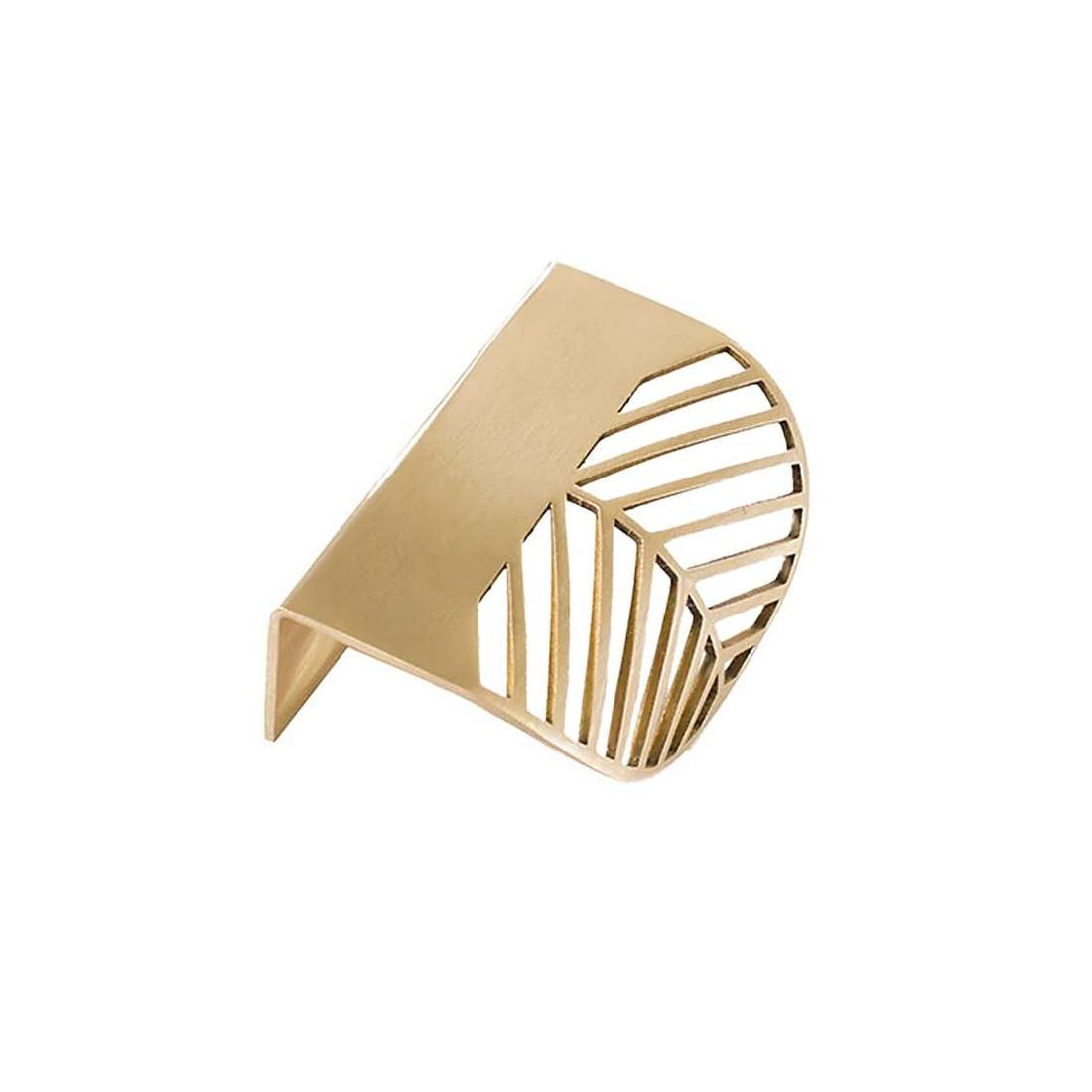 Bladformat Handtag - Guld | Hem & Hobby - Hem & Hushåll - Inredning & Dekoration - Övriga Inredningsdetaljer | Pryloteket