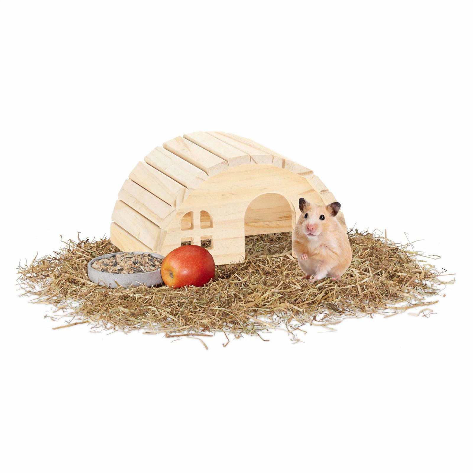 Hamsterhus i træ
