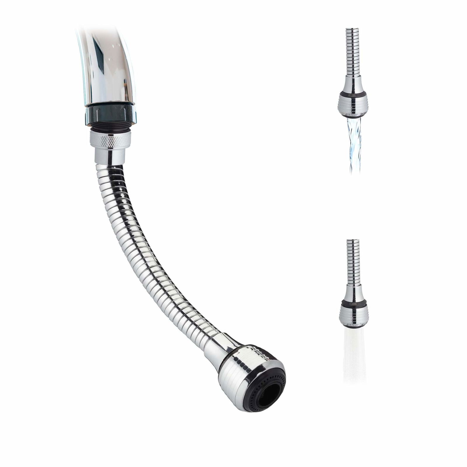 Vandhaneforlænger med 4 gevind