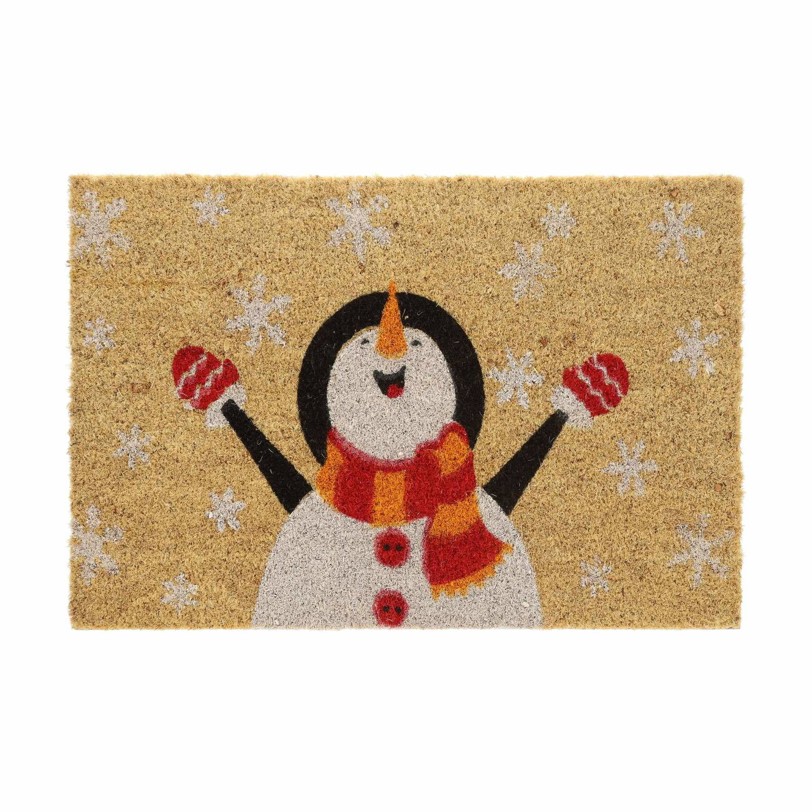 Dörrmatta kokosfiber snögubbe | Hem & Hobby - Hem & Hushåll - Inredning & Dekoration - Dörrmattor | Pryloteket