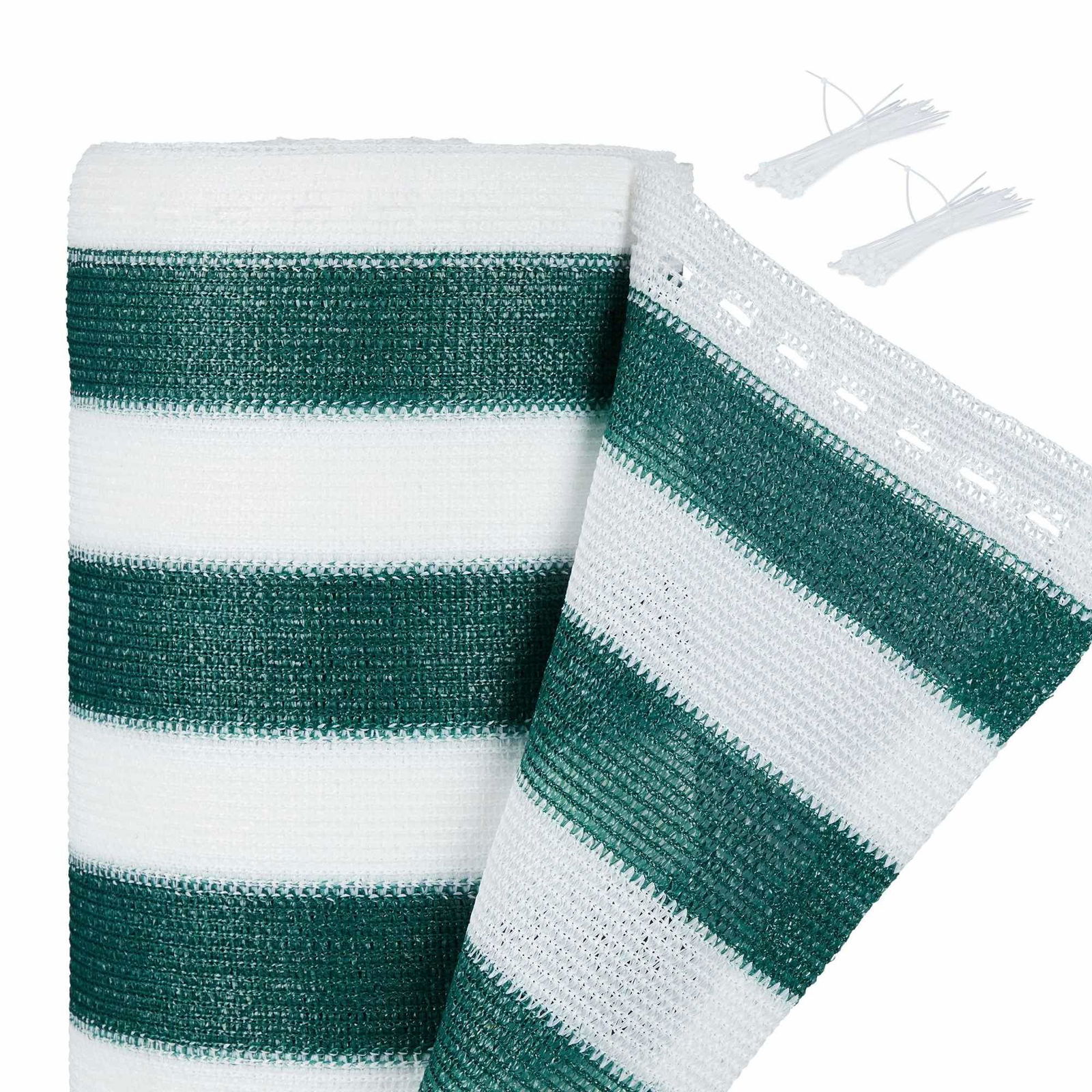 Privatlivsbeskyttelse 1,5 m grøn-hvid