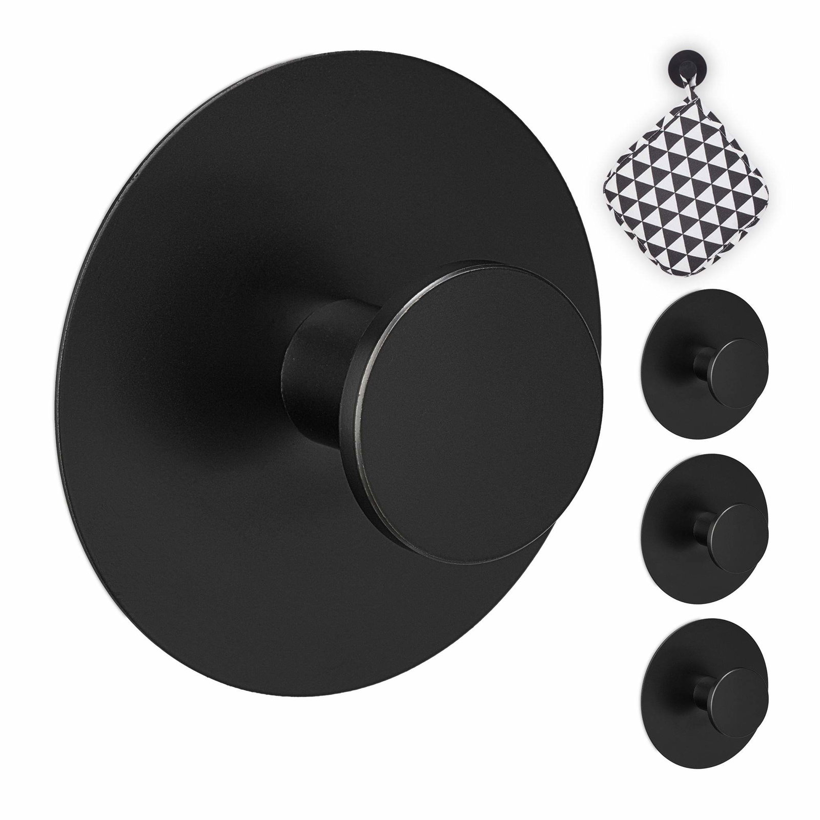 Självhäftande krokar i set om 4 | Hem & Hobby - Hem & Hushåll - Textil - Handdukar | Pryloteket