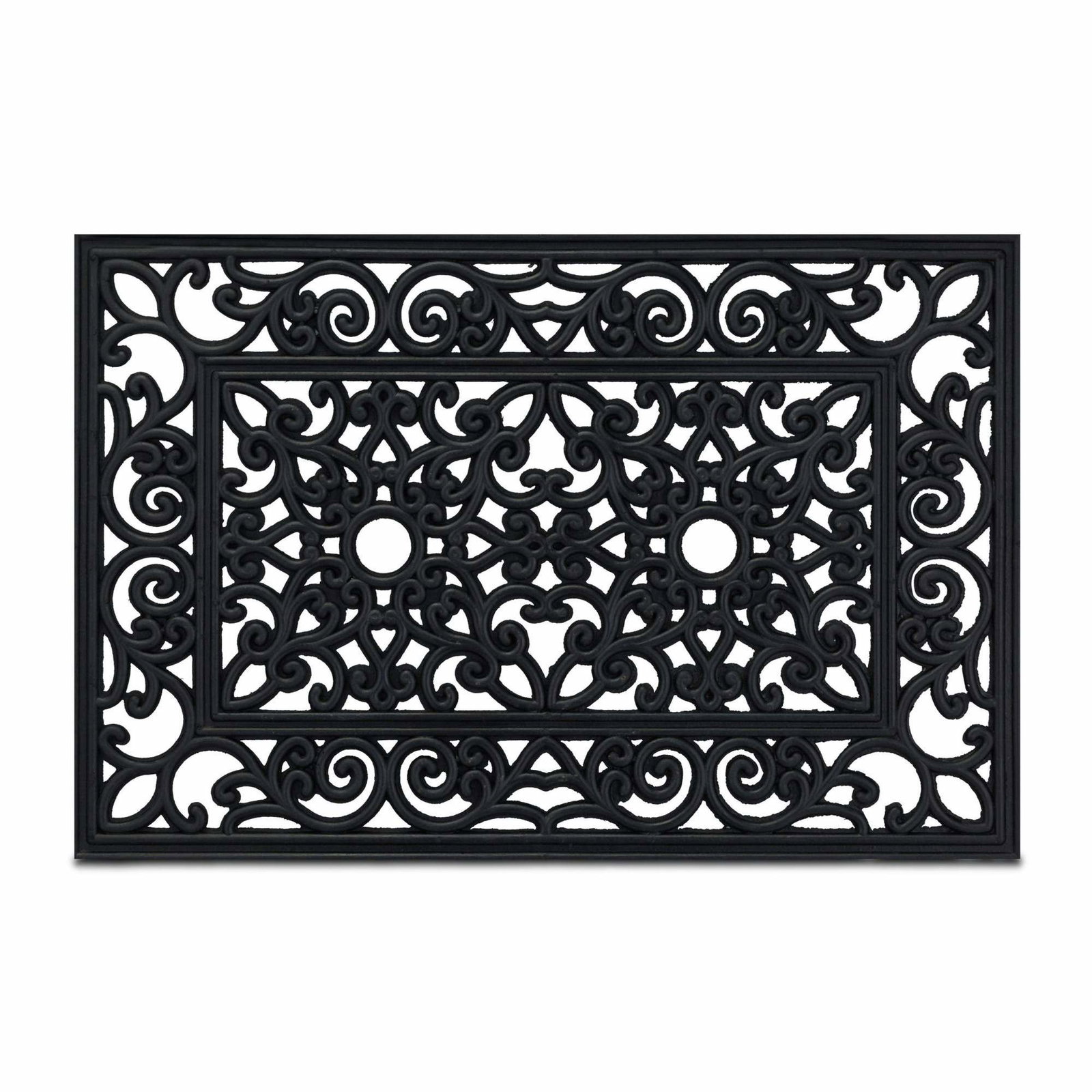 Dörrmatta av gummi med ornament | Hem & Hobby - Hem & Hushåll - Inredning & Dekoration - Dörrmattor | Pryloteket