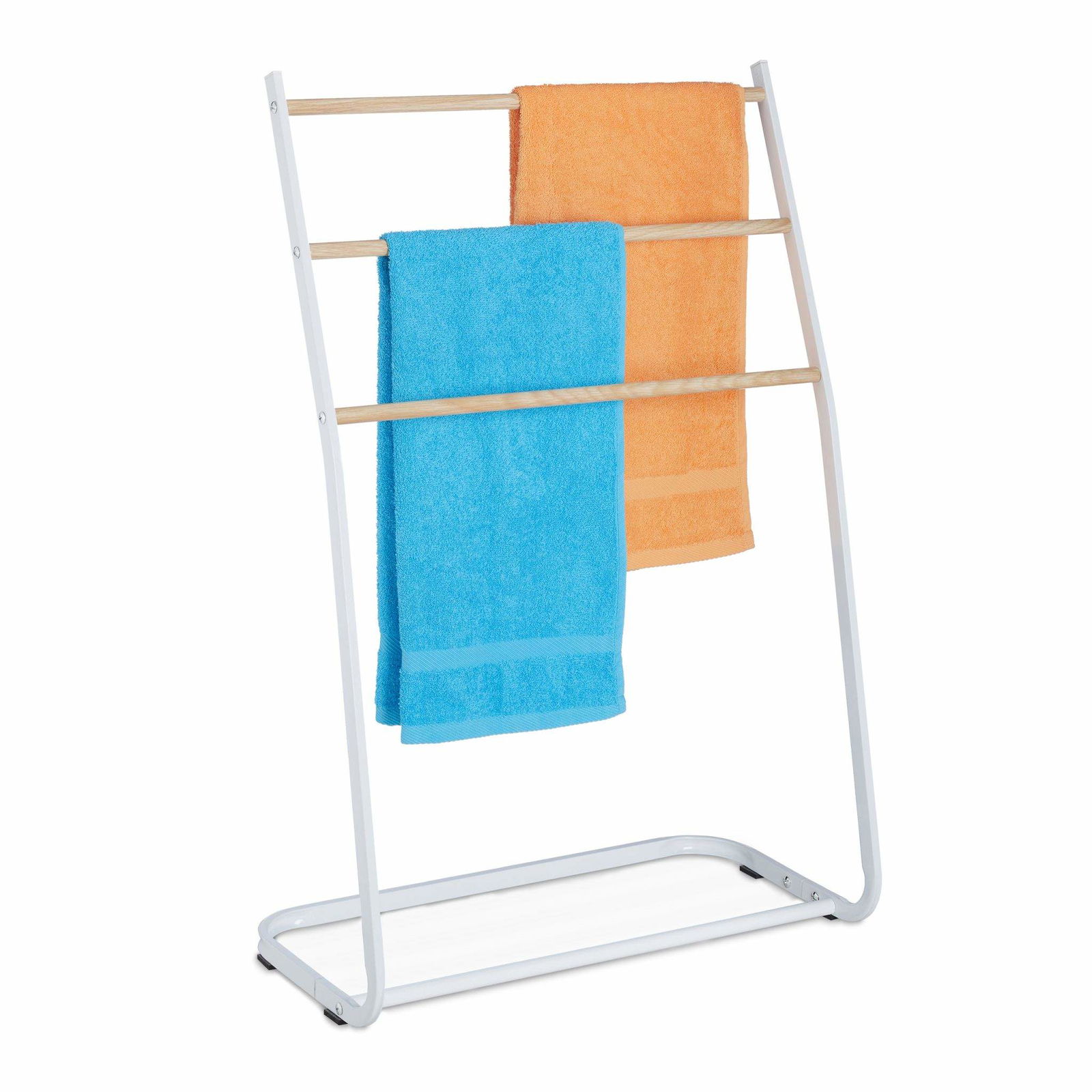 Stående håndklædeophæng i metal