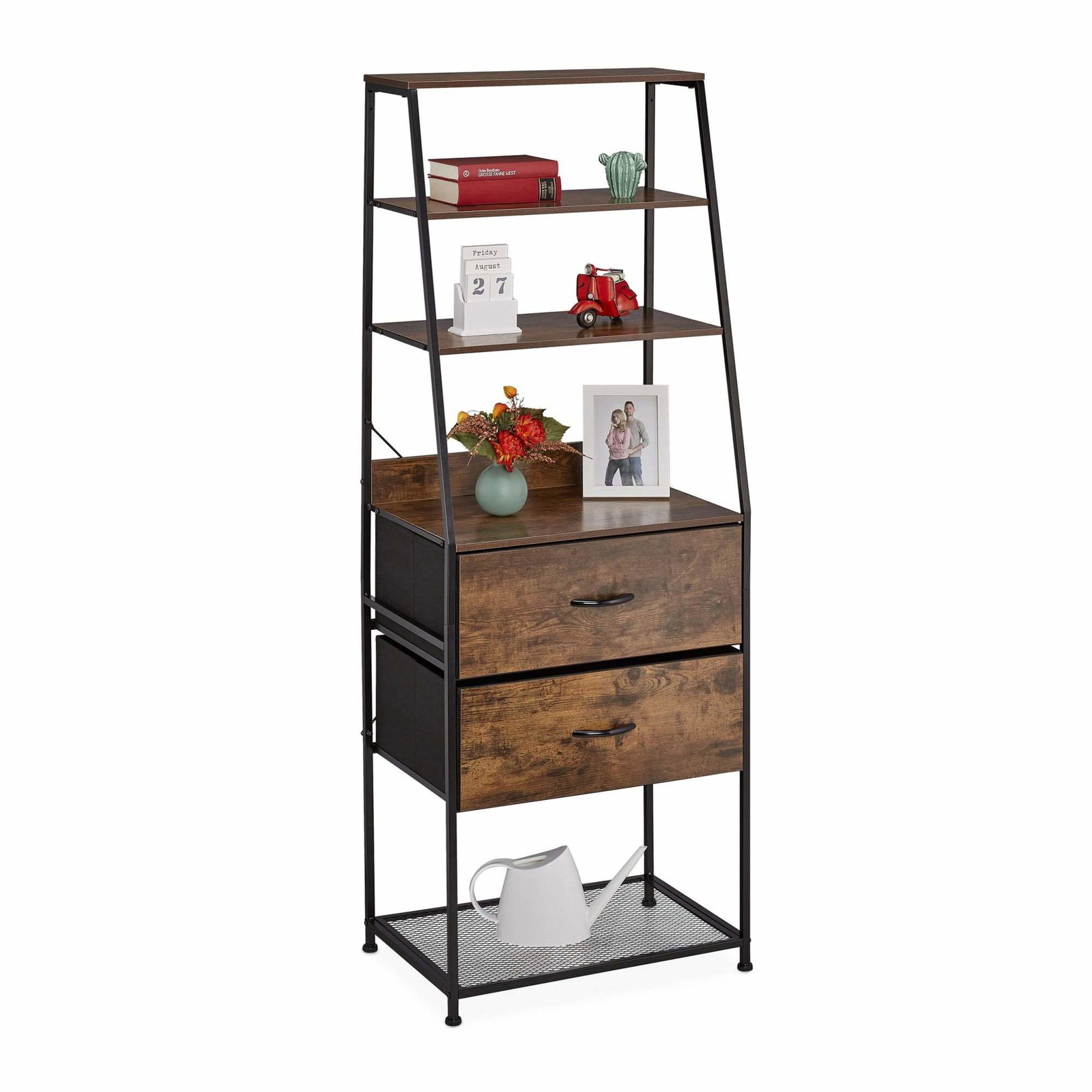 Vintage hylde i industrielt design