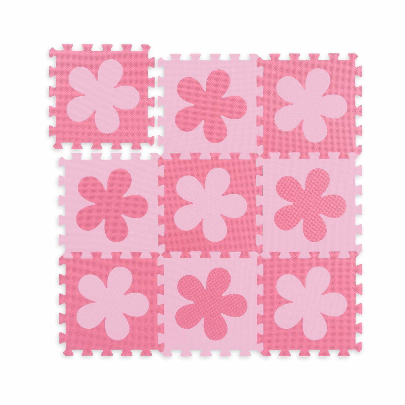 Puzzle måtte blomstermønster