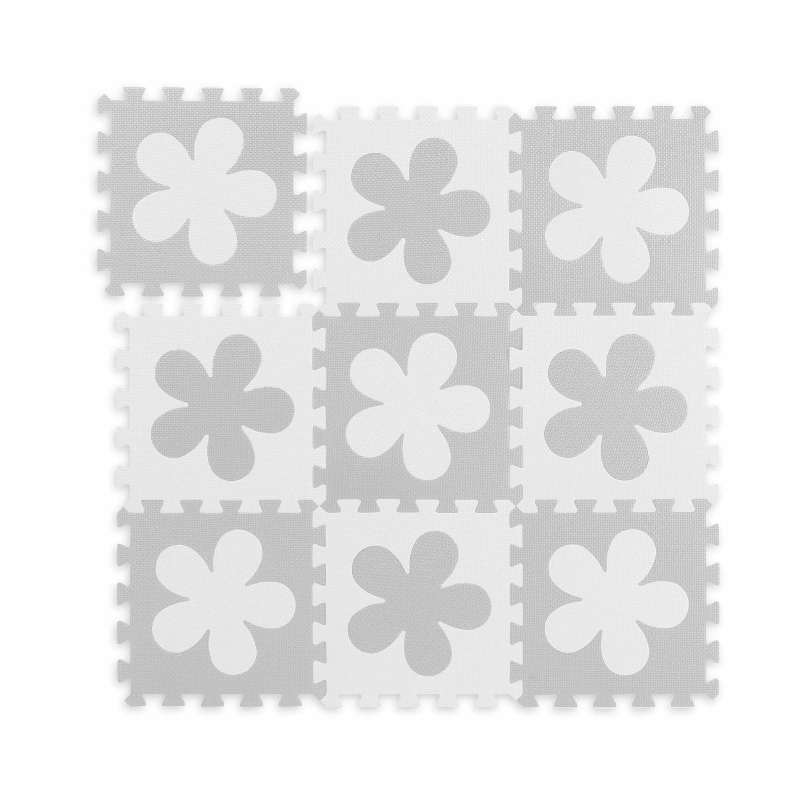 Puzzle måtte blomstermønster