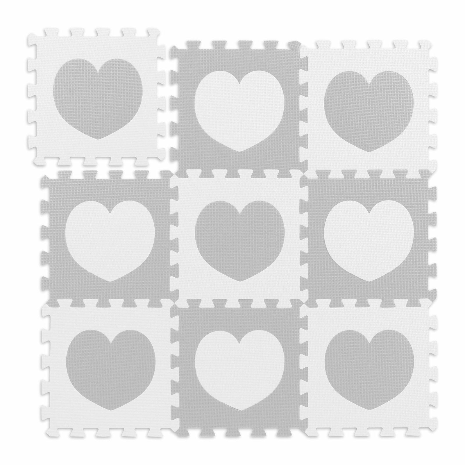 18-delt puslespilsmåtte hjerte