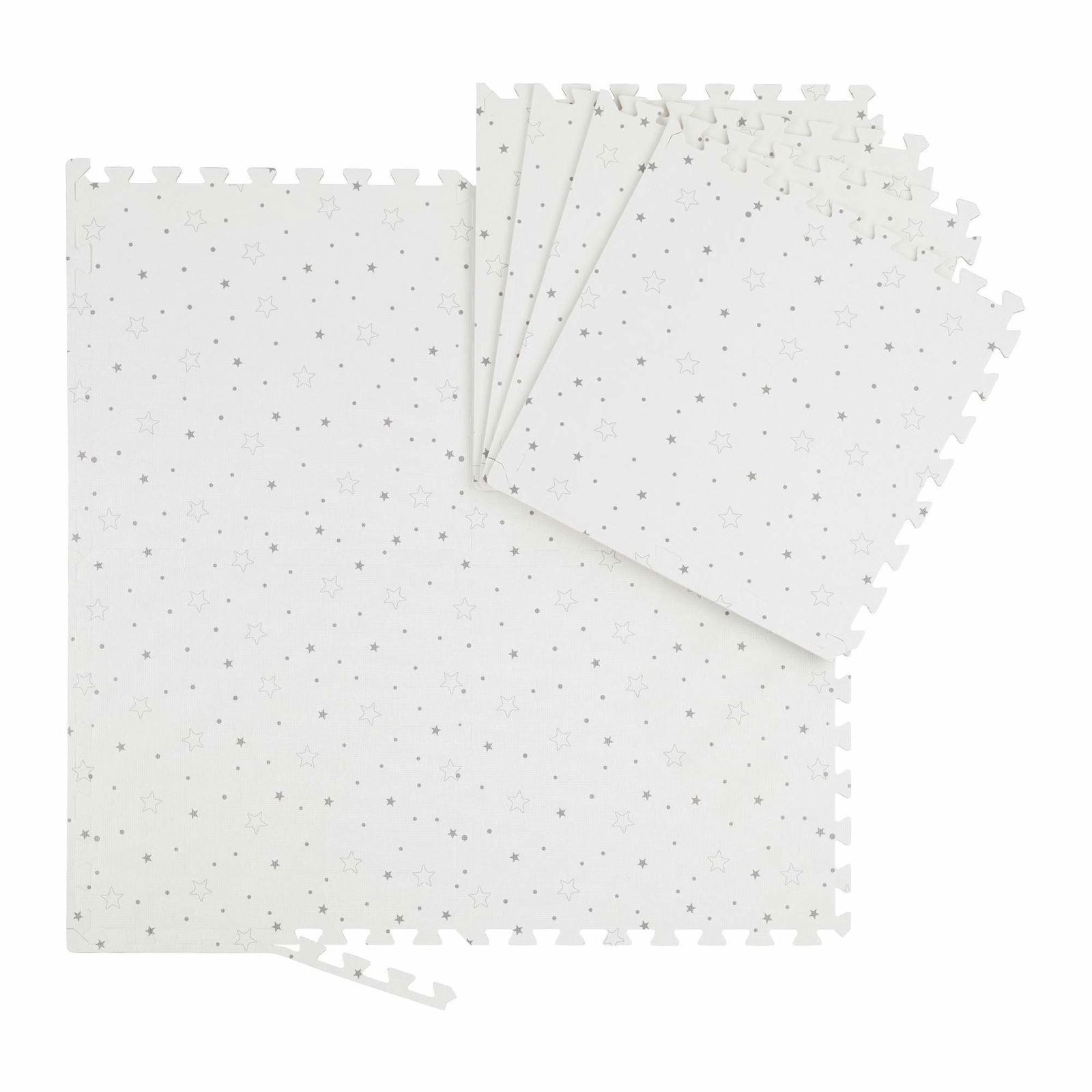 8 puslespil måtter med stjerner