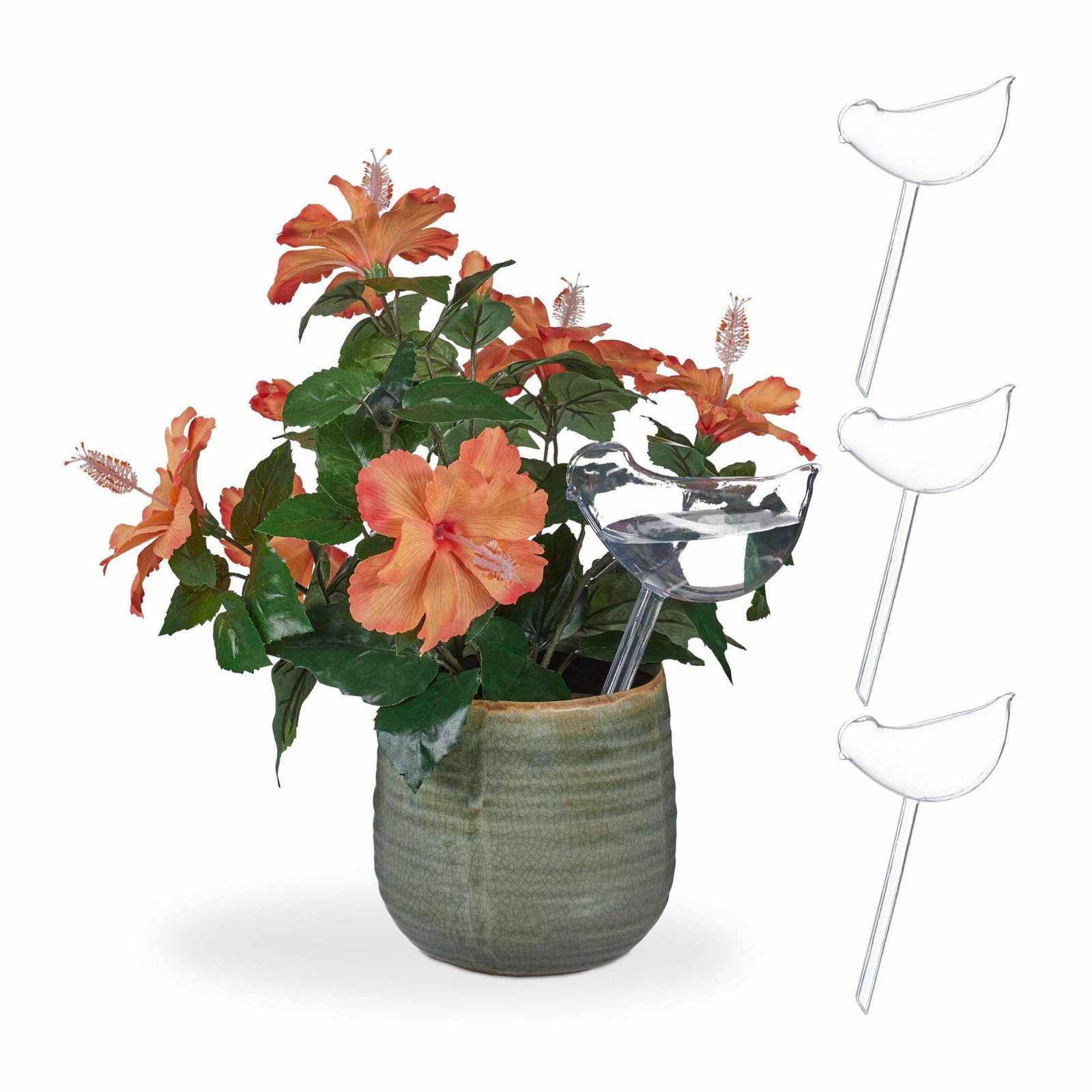 Selvvandende fuglesæt med 4 stk