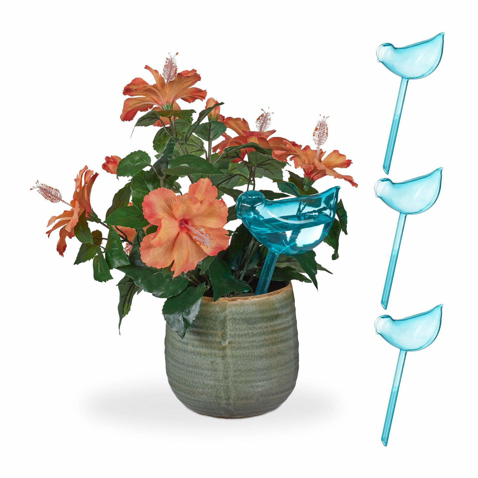 Selvvandende fuglesæt med 4 stk