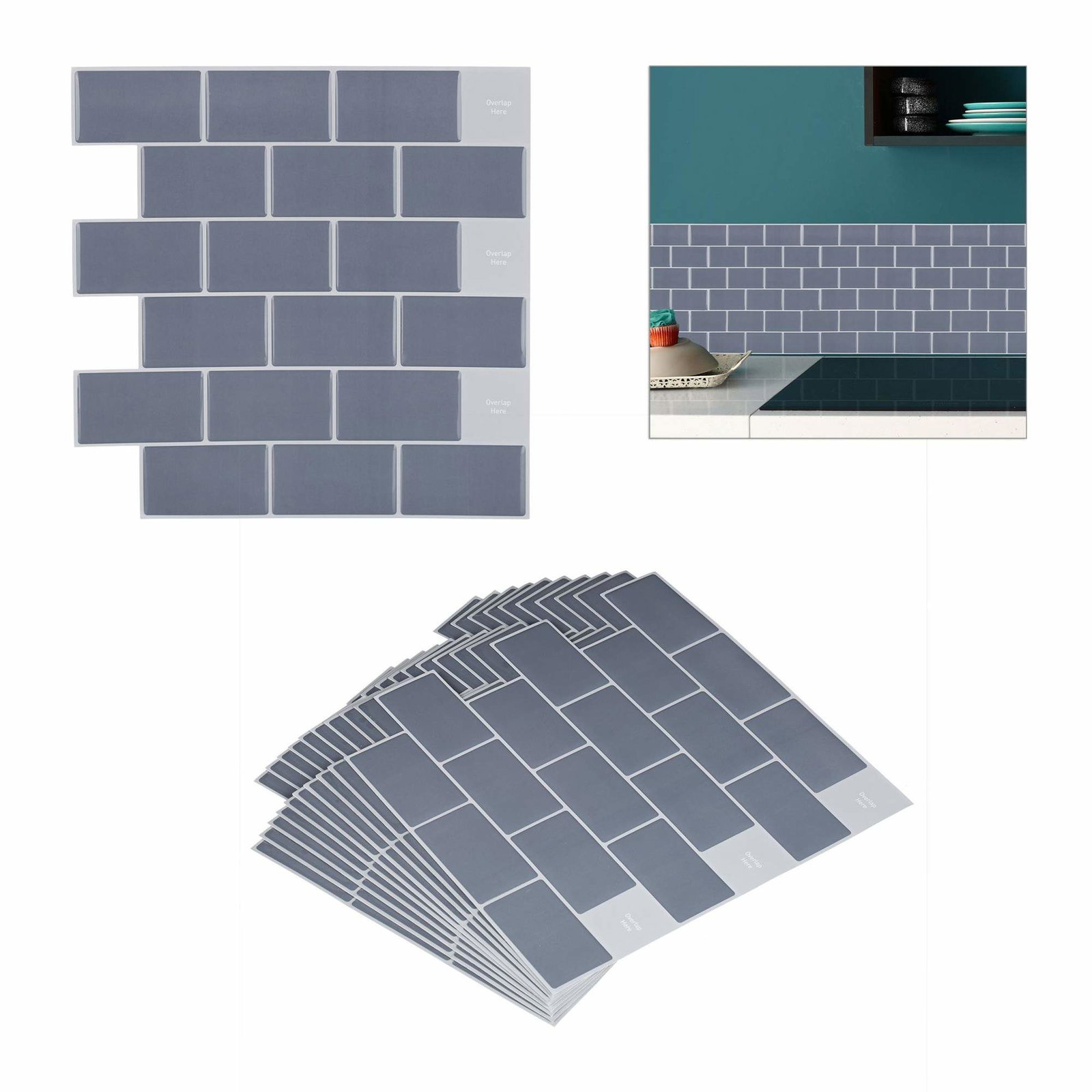 Subway kakel klistermärken set om 10 | Leksaker & Spel - Leksaker - Rittillbehör & Pyssel - Klistermärken | Pryloteket