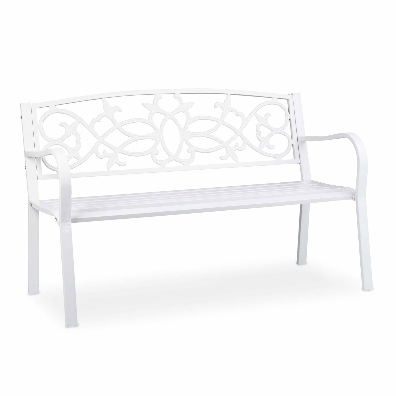 Havebænk vintage hvid