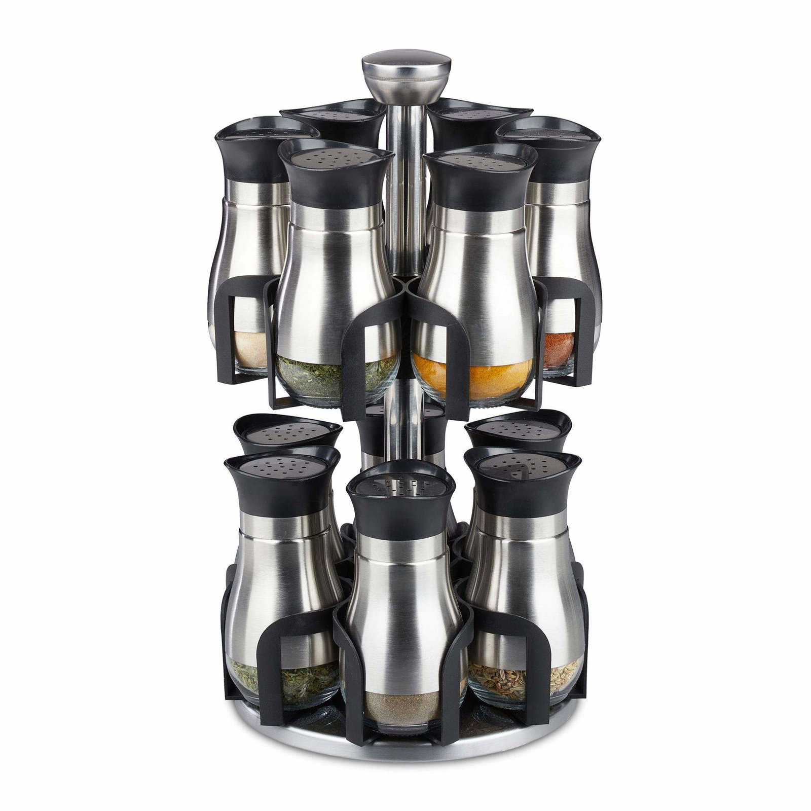 Kryddställ med 12 glasburkar | Hem & Hobby - Hem & Hushåll - Kök - Köksförvaring - Kryddförvaring - Kryddställ | Pryloteket