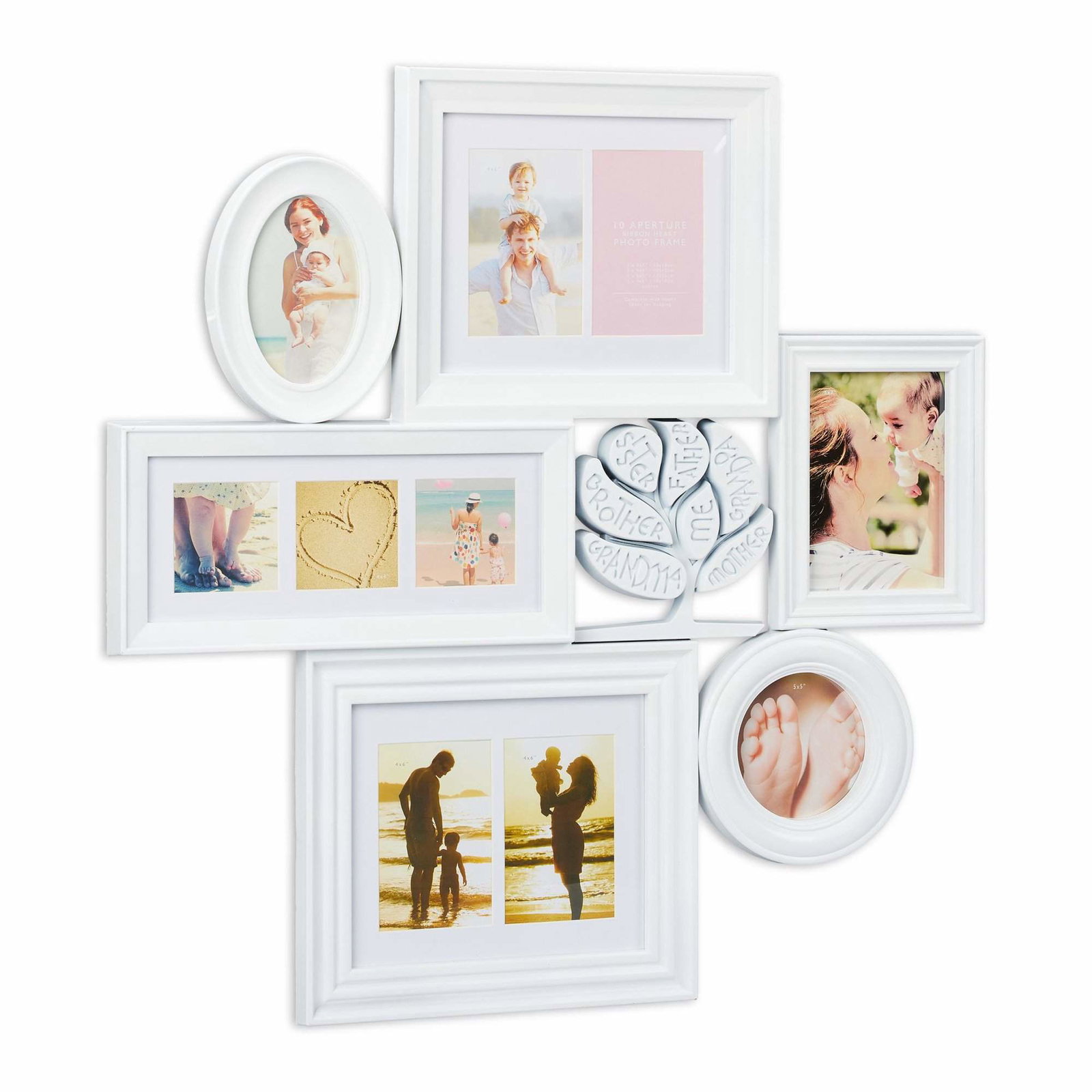 Collage fotoram för 10 foton | Hem & Hobby | Pryloteket