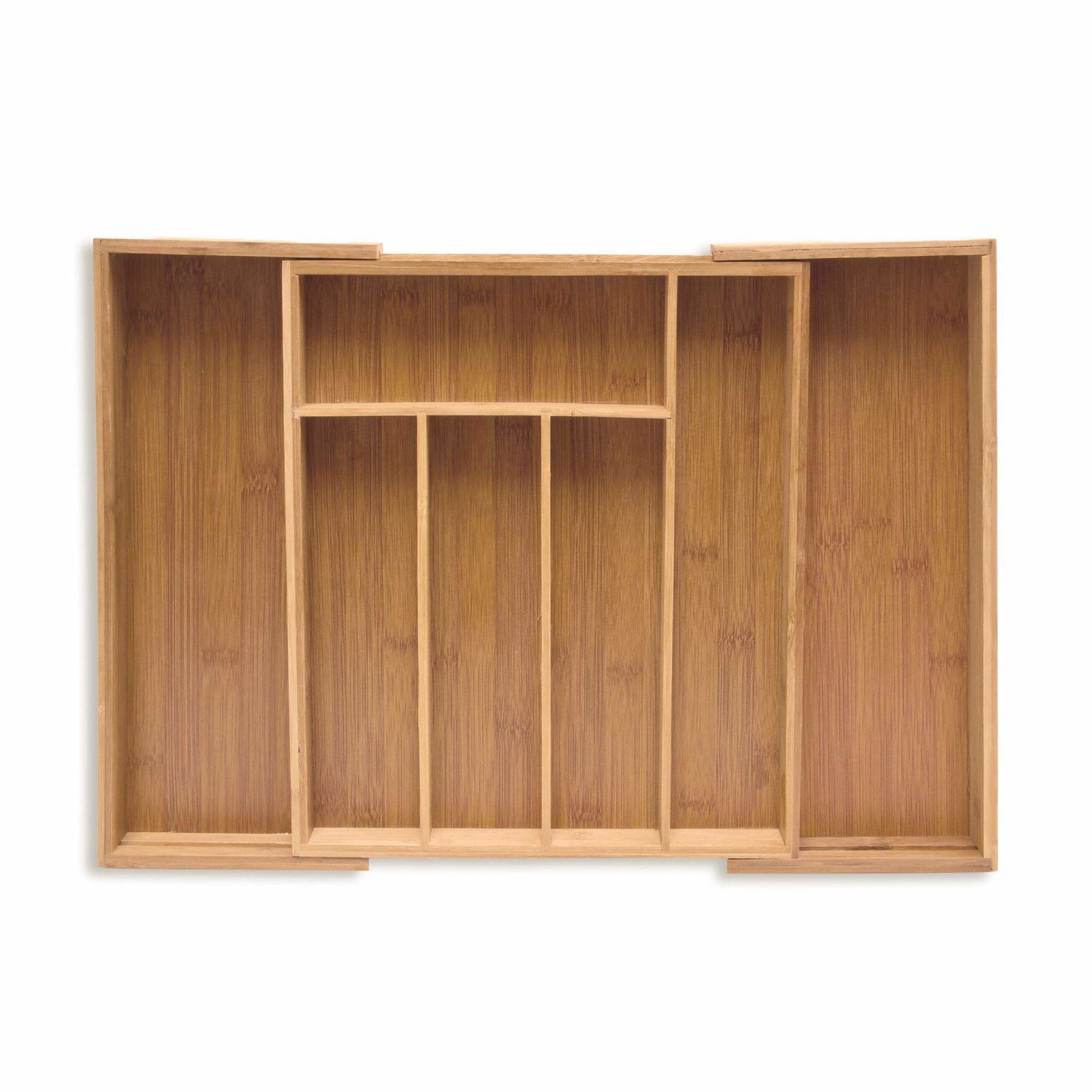 Extra djup besticklåda bambu utdragbar | Hem & Hobby - Hem & Hushåll - Kök - Köksförvaring - Kökslådor - Besticklåda | Pryloteket