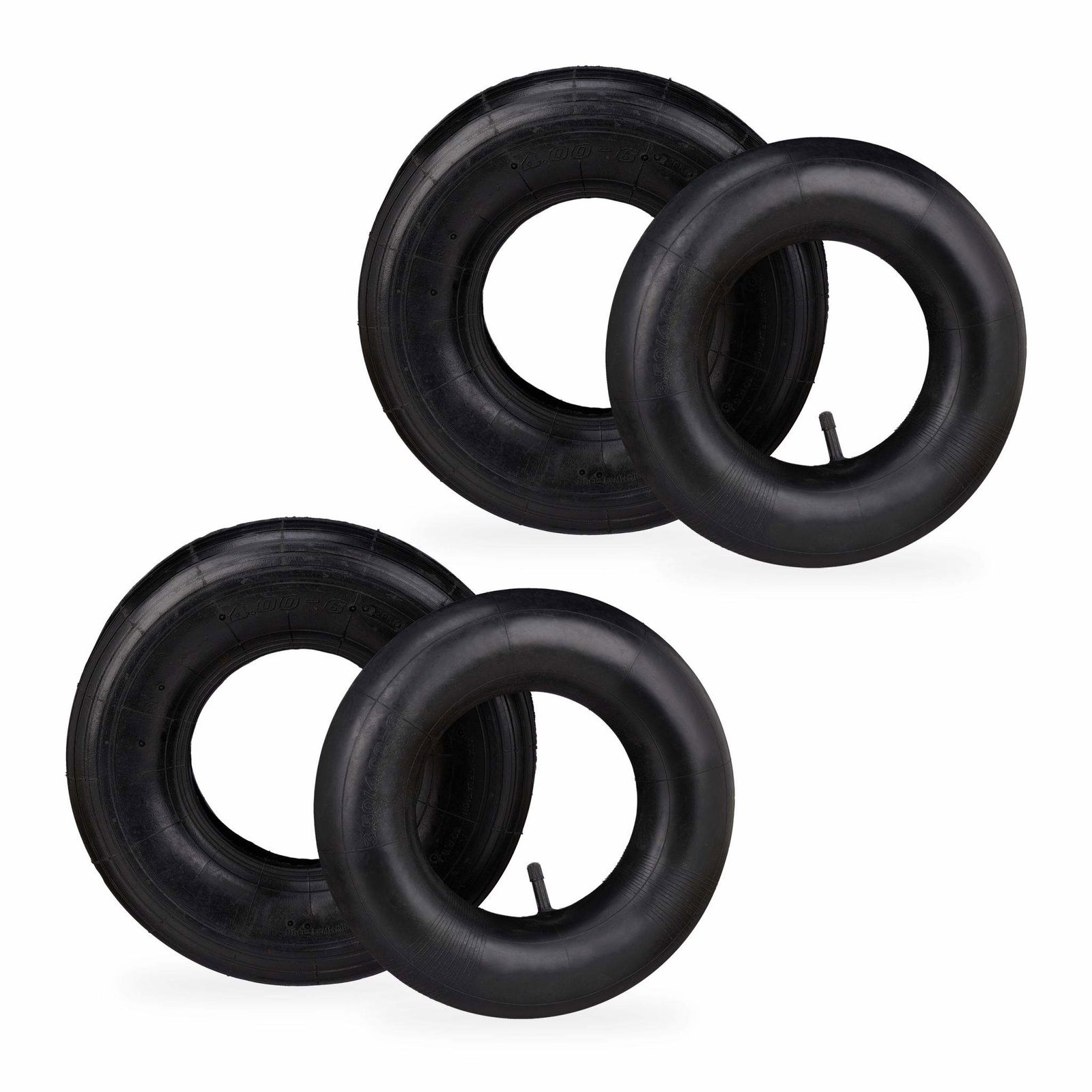 Hjulsæt til trillebør med rør 4.00-6"