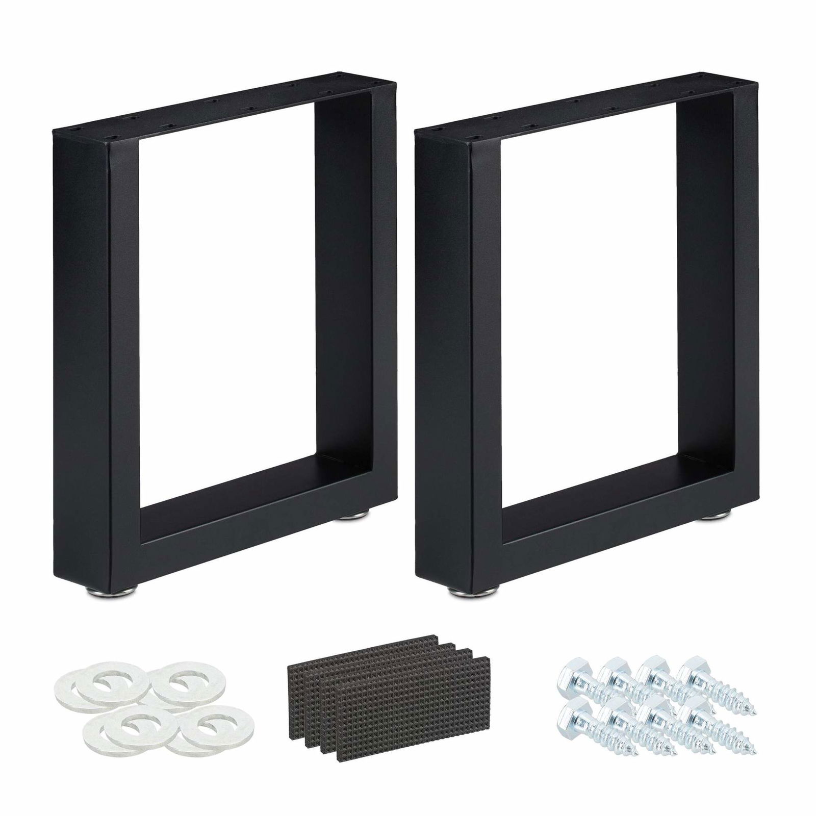 sæt med 2 bordløbere sort