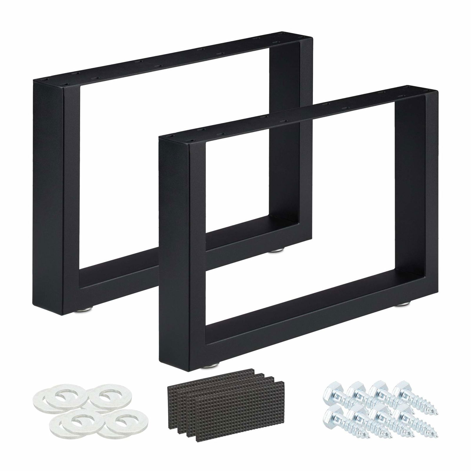 sæt med 2 bordløbere sort