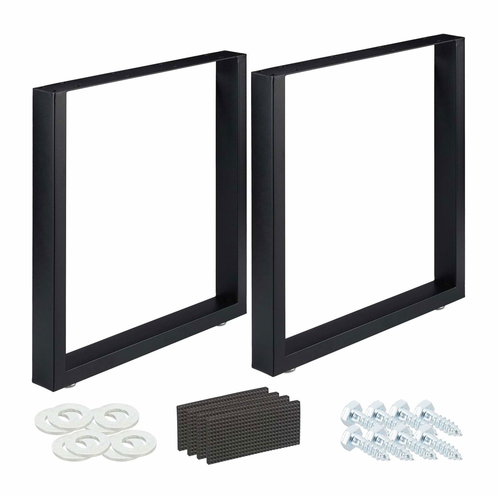 sæt med 2 bordløbere sort