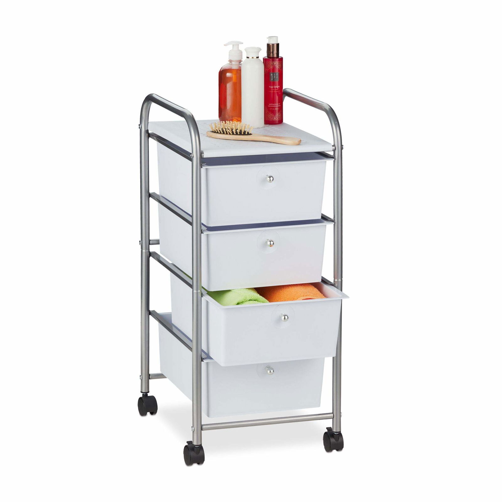 Badeværelsesvogn med 4 skuffer