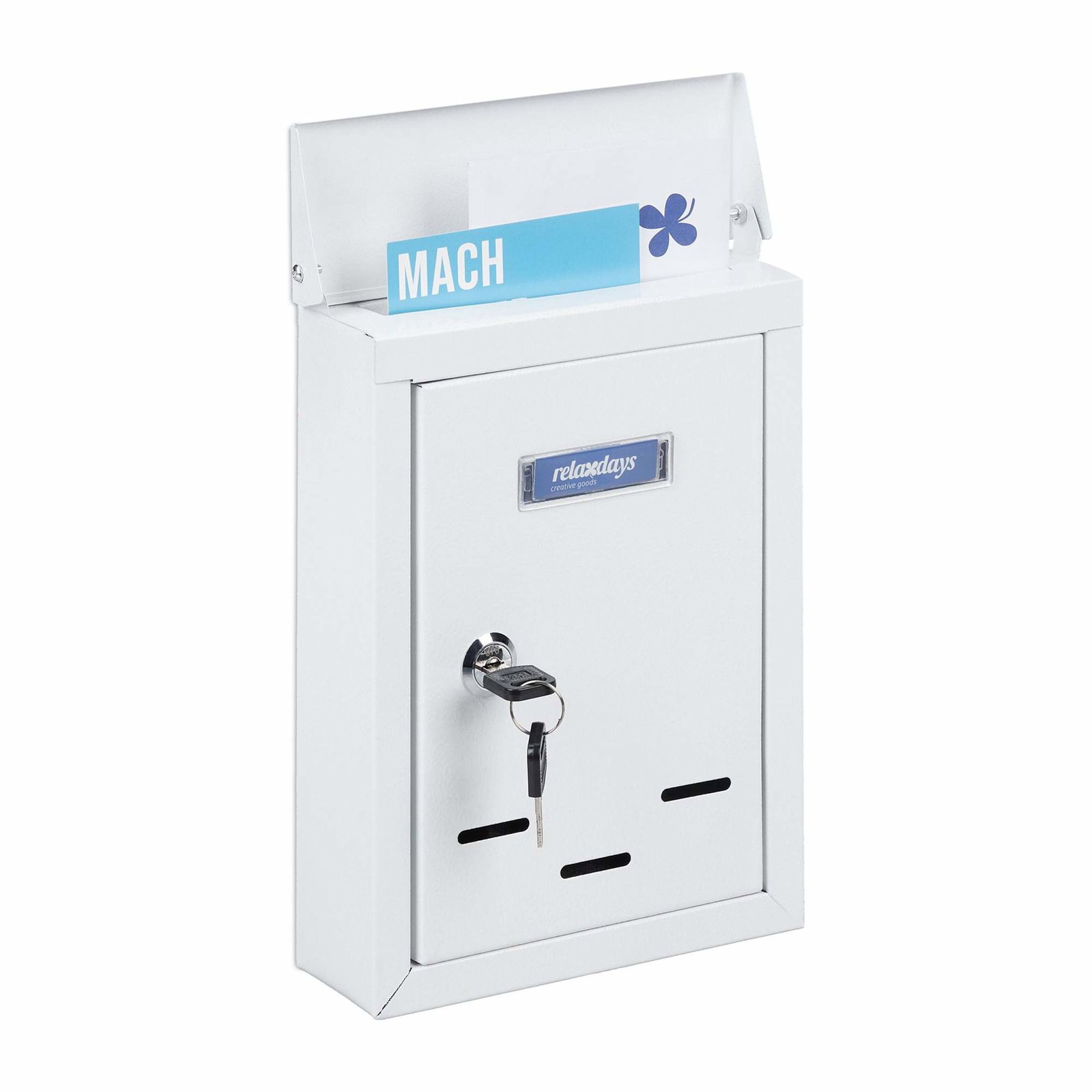 Brevlåda med namnskylt | Hem & Hobby | Pryloteket