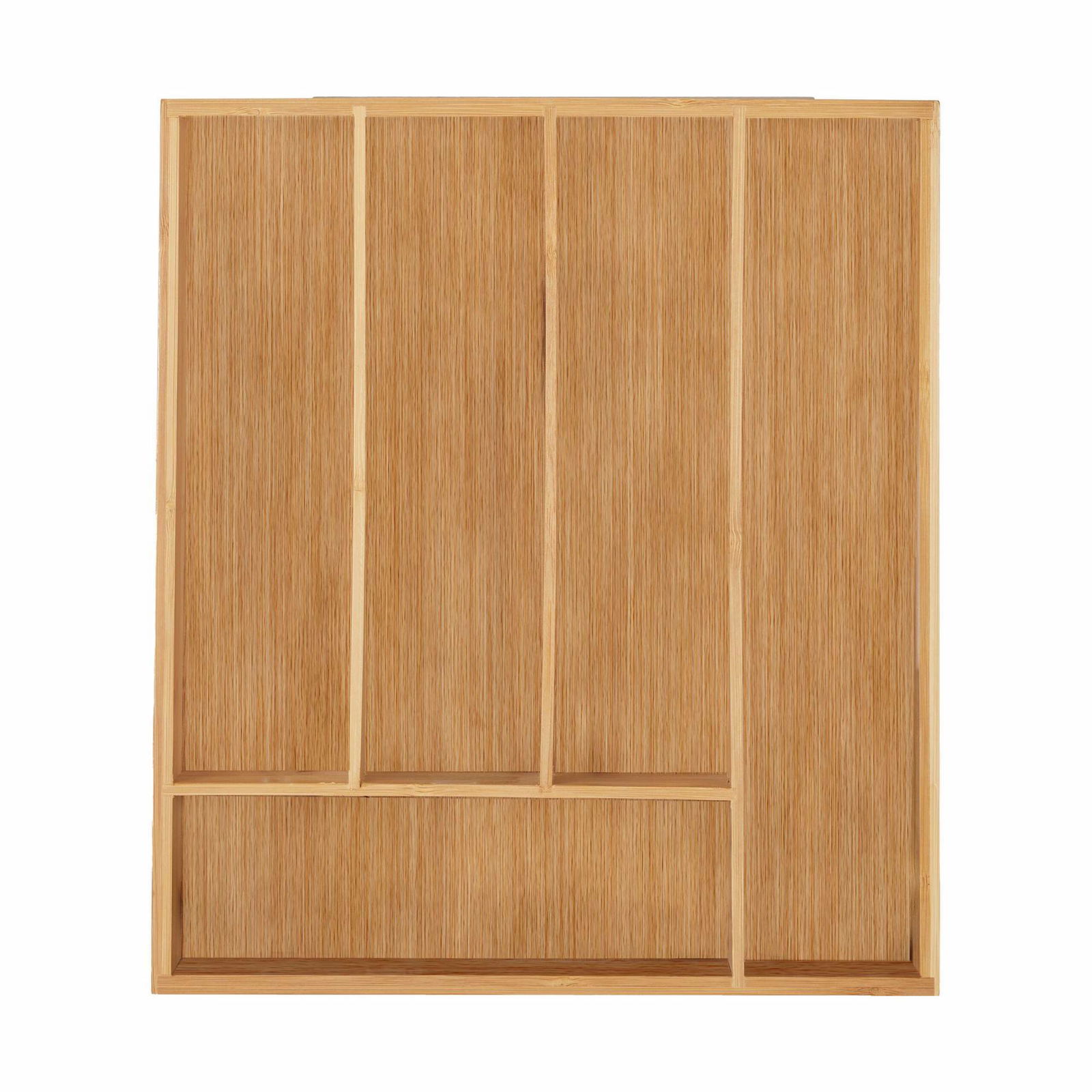 Bestikæske bambus 5 rum