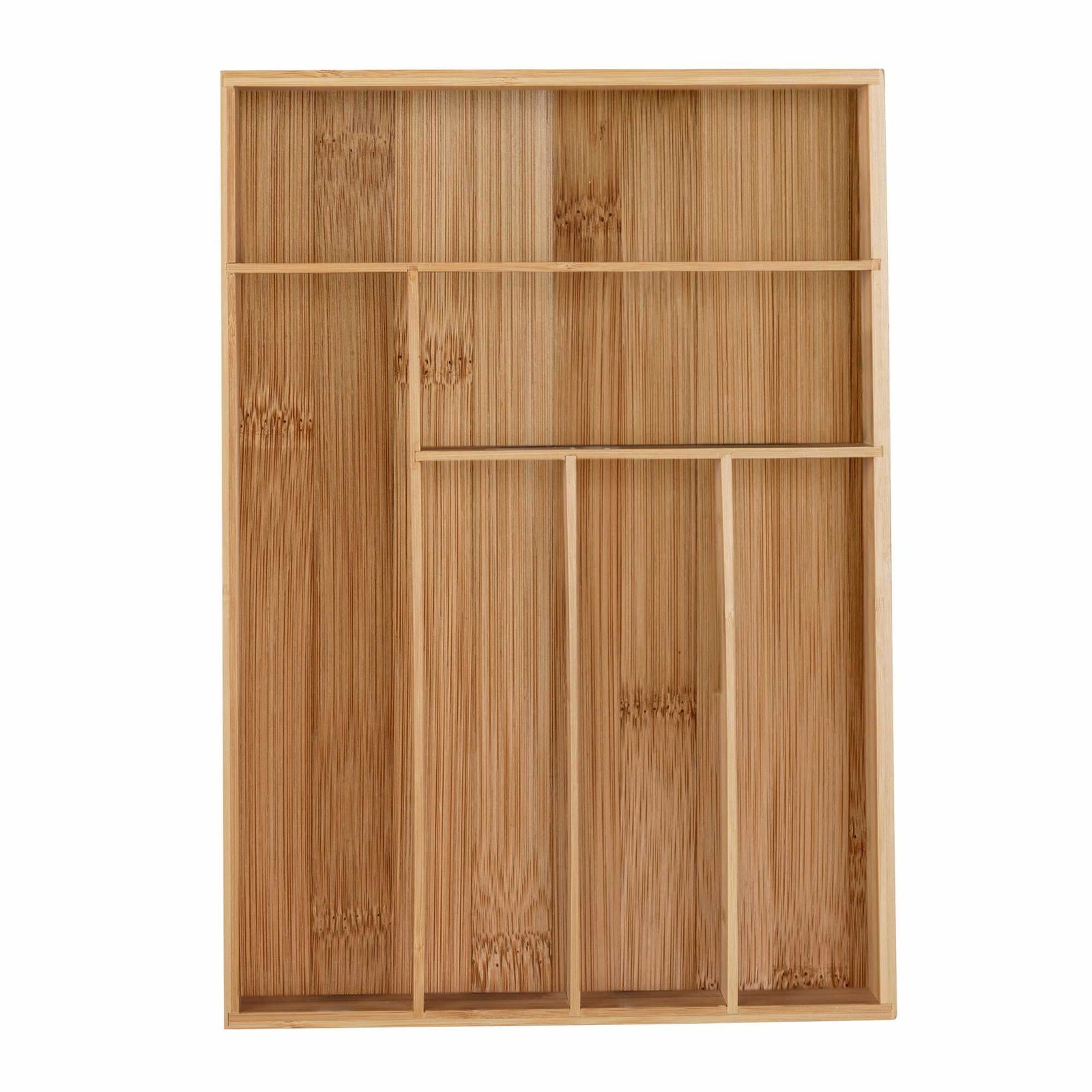 Besticklåda bambu 6 fack | Hem & Hobby - Hem & Hushåll - Kök - Köksförvaring - Kökslådor - Besticklåda | Pryloteket