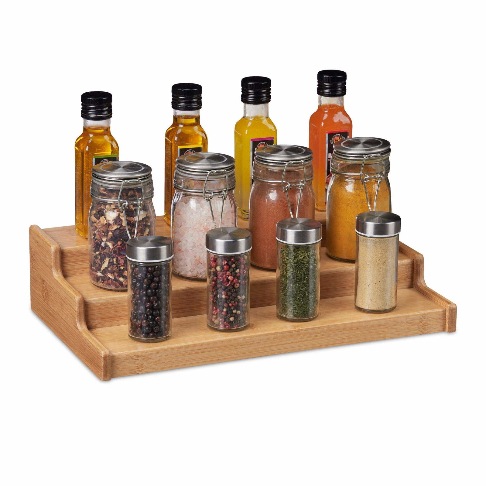 Stående kryddhylla i bambu | Mode & Accessoarer - Smycken, Smyckesset & Tillbehör - Ringar | Pryloteket