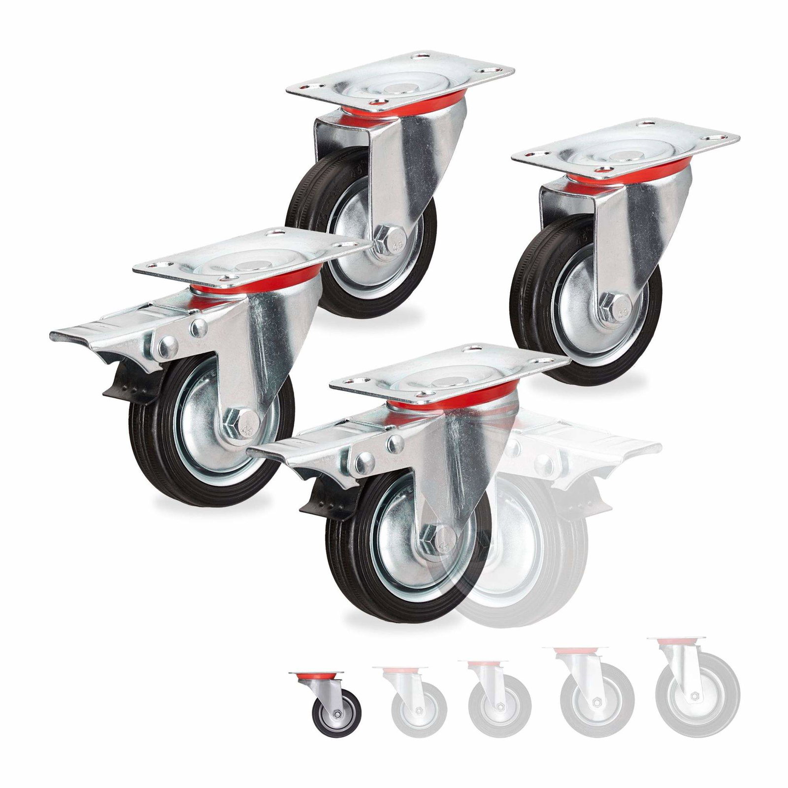 Kraftiga hjul, 4 st | Hem & Hobby | Pryloteket