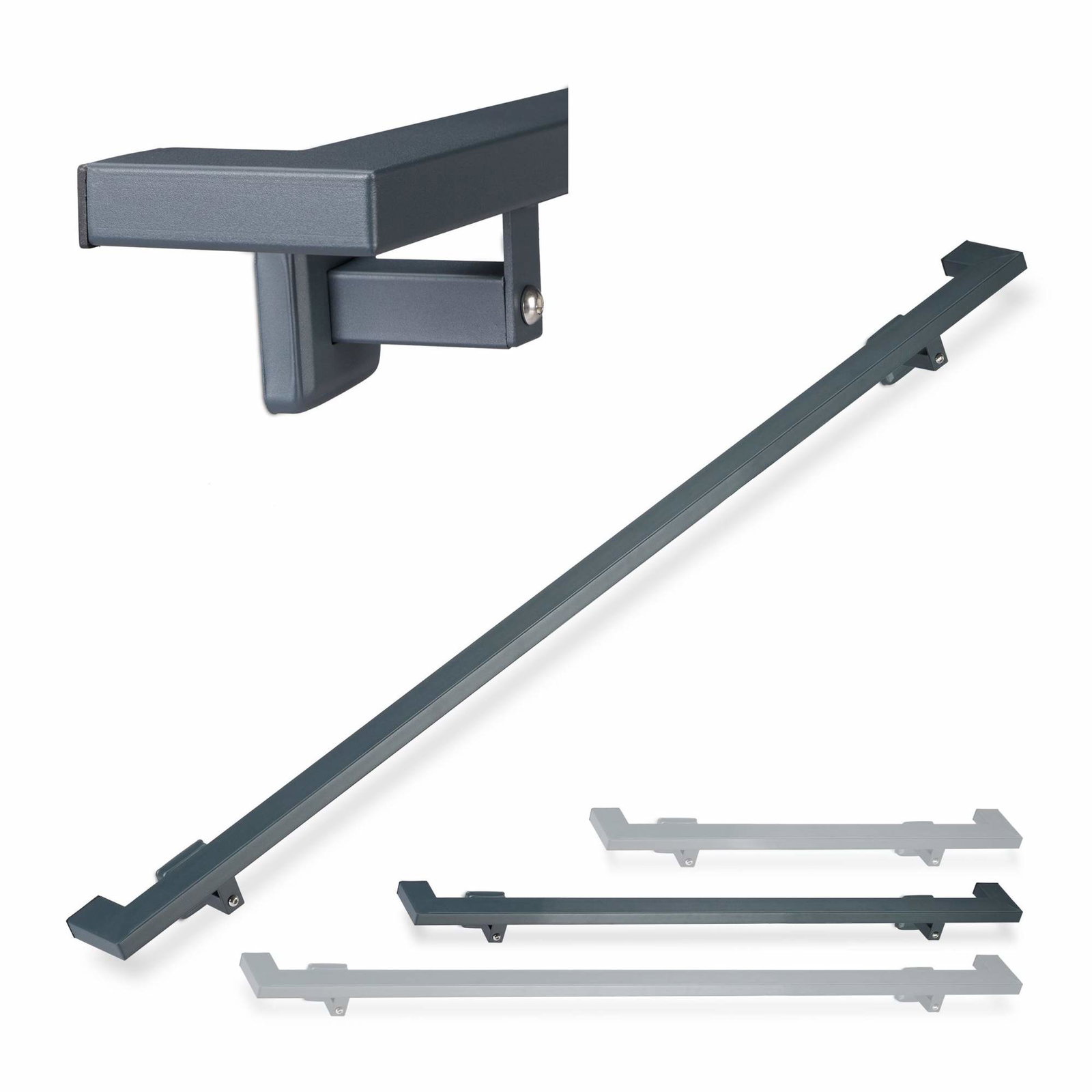 Handräcke i aluminium | Hem & Hobby - Hem & Hushåll - Bygg - Mätinstrument & Verktyg - Avståndsmätare | Pryloteket