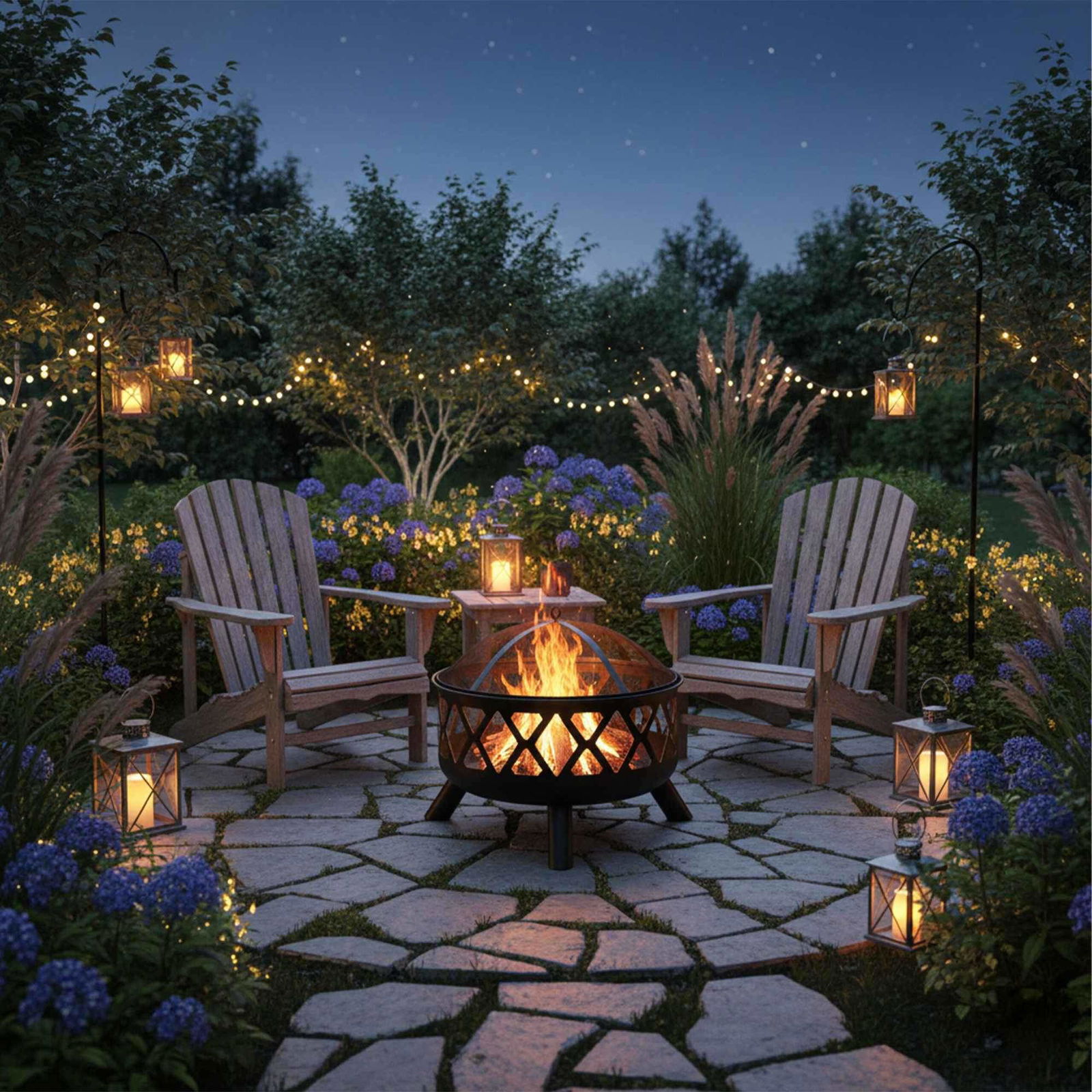 Brandtønde med gnistbeskyttelse