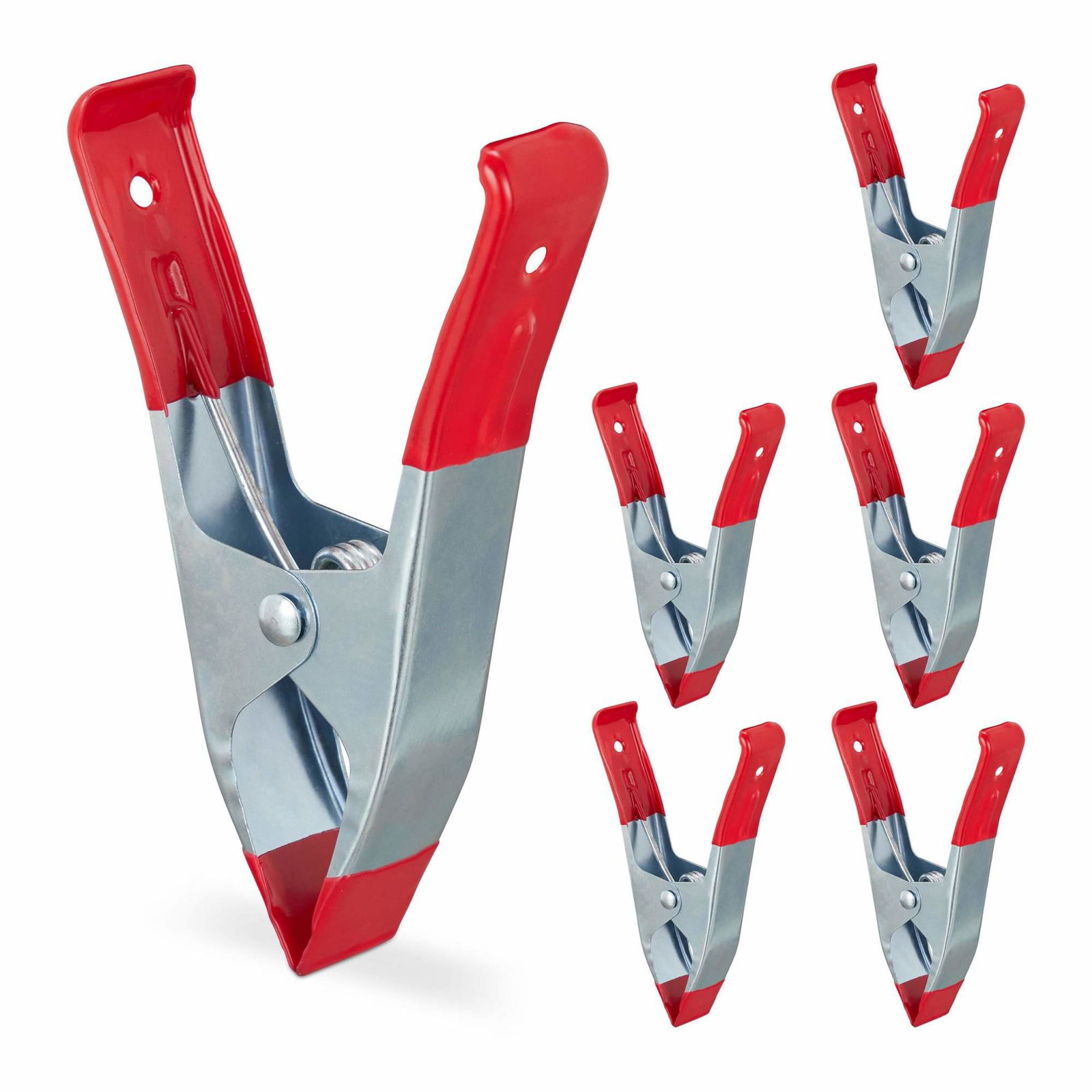 Clamps clamps metal sæt med 6 stk