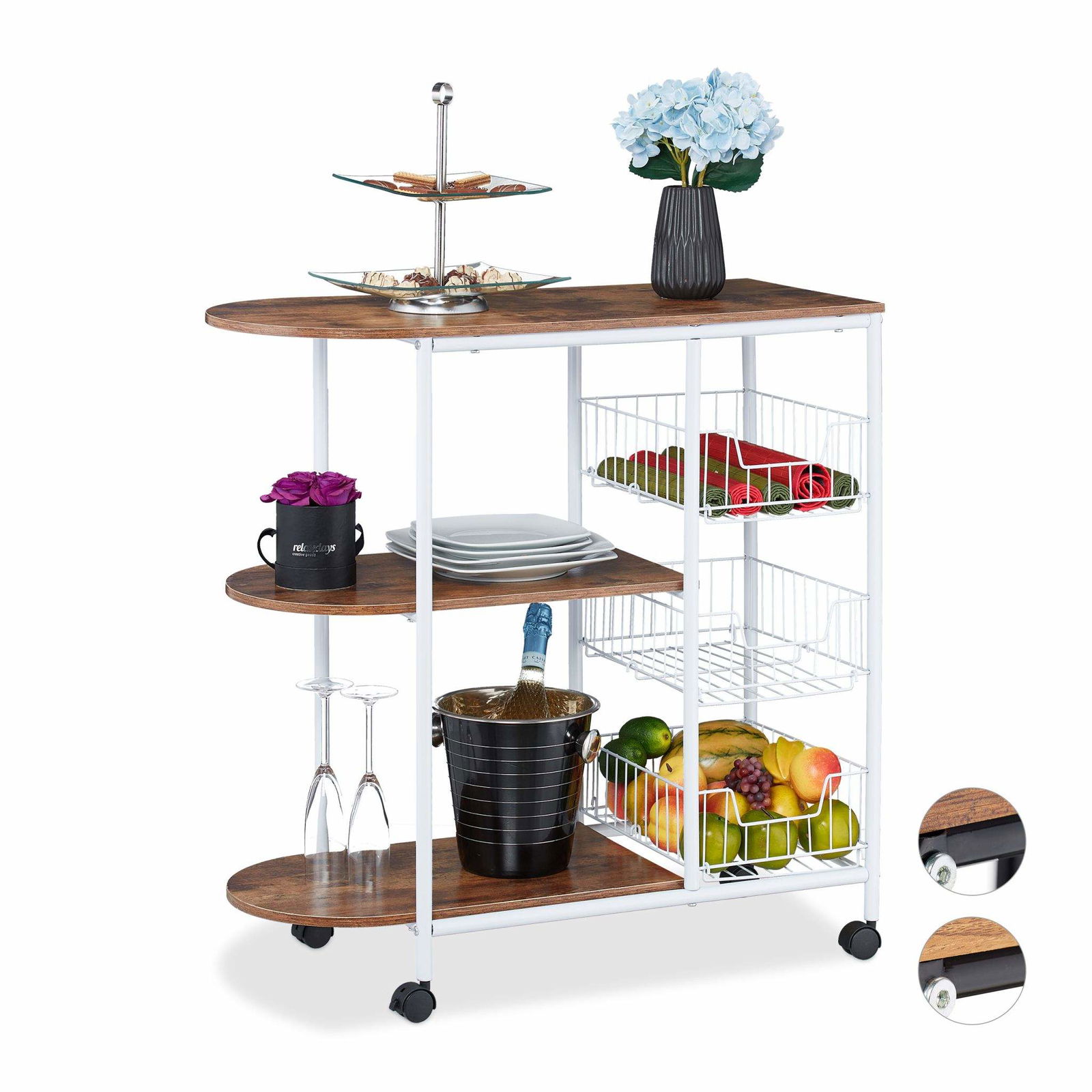 Serveringsvogn Industriel