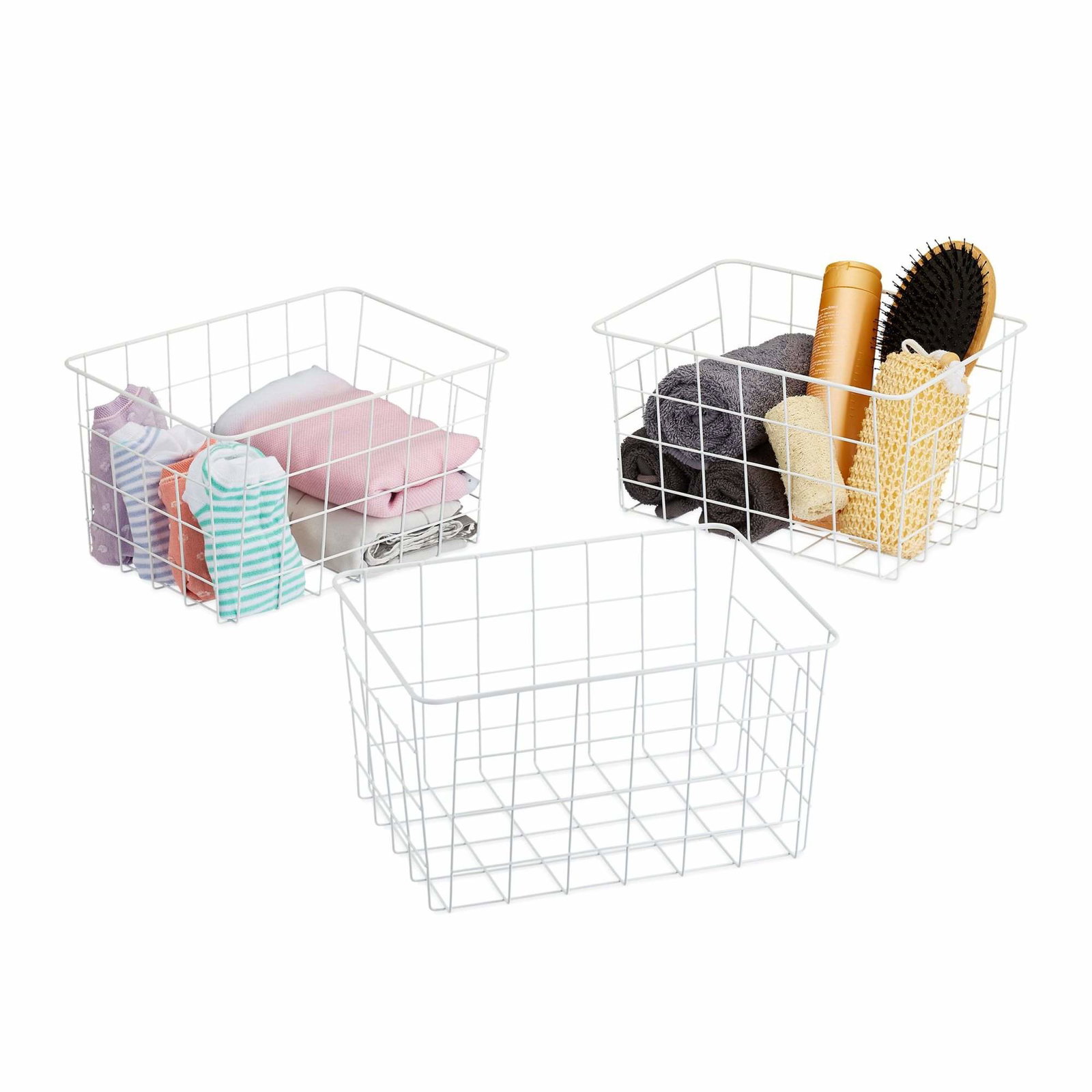 Trådkorgar - set om 3 | Hem & Hobby - Hem & Hushåll - Textil - Handdukar | Pryloteket