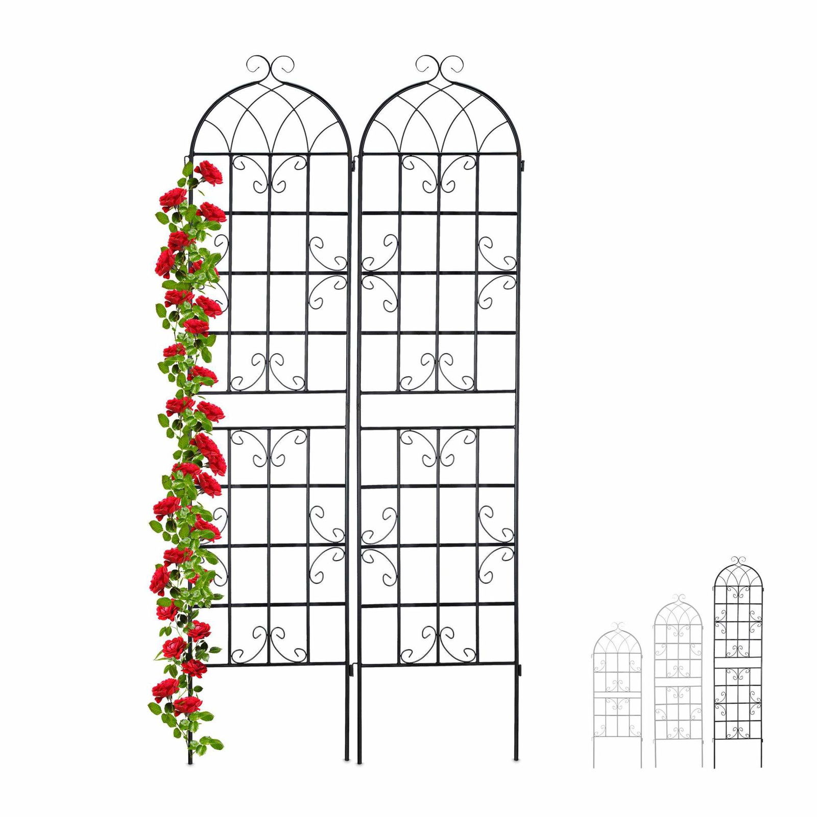 Trellis sæt af 2 i landlig stil