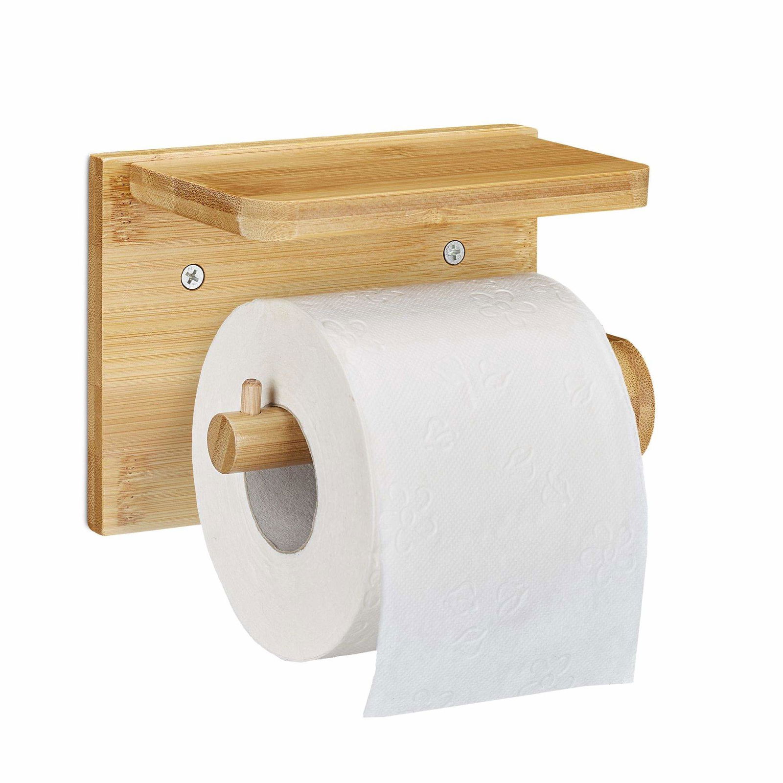 Toiletpapirholder med hylde
