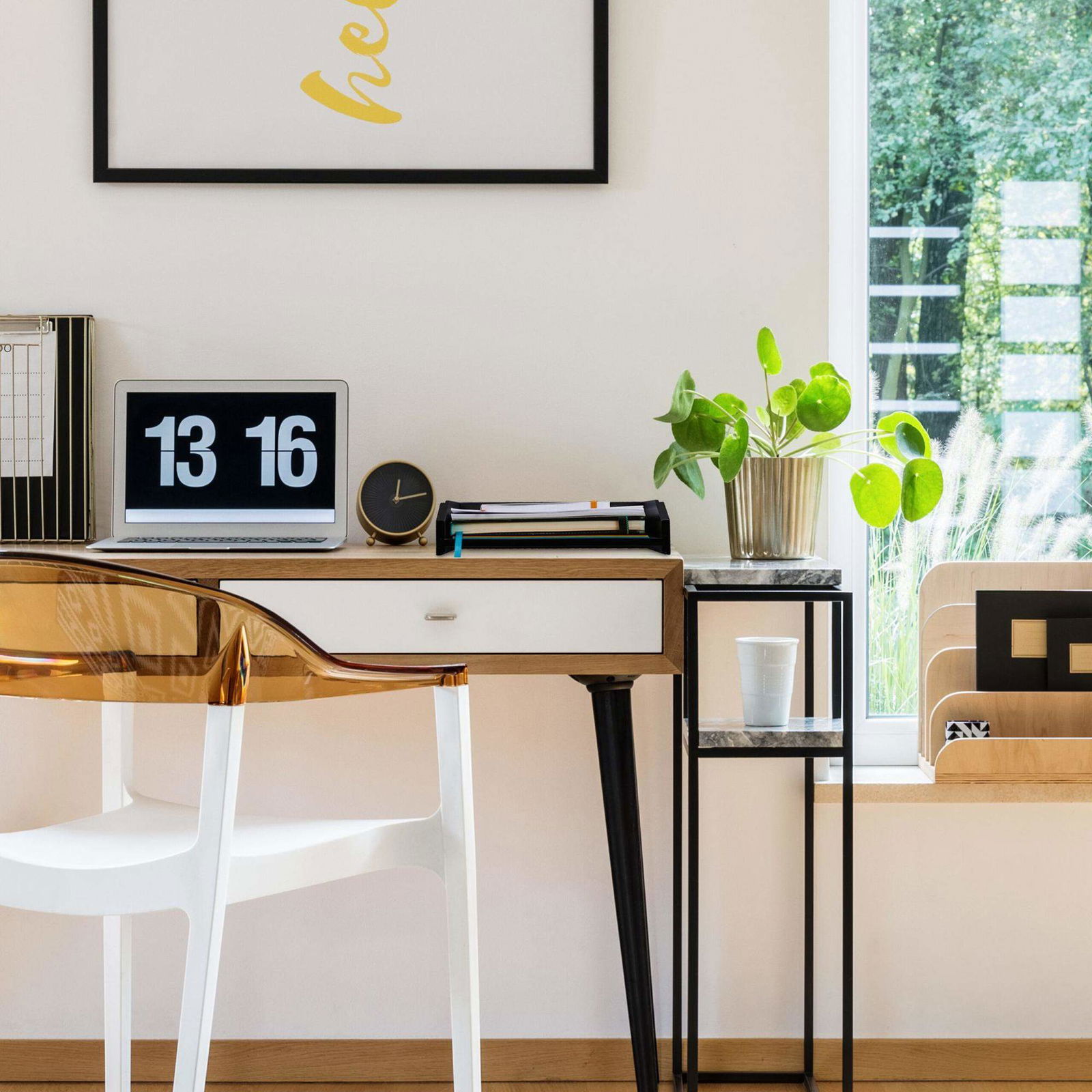 Postkasse bambus sort