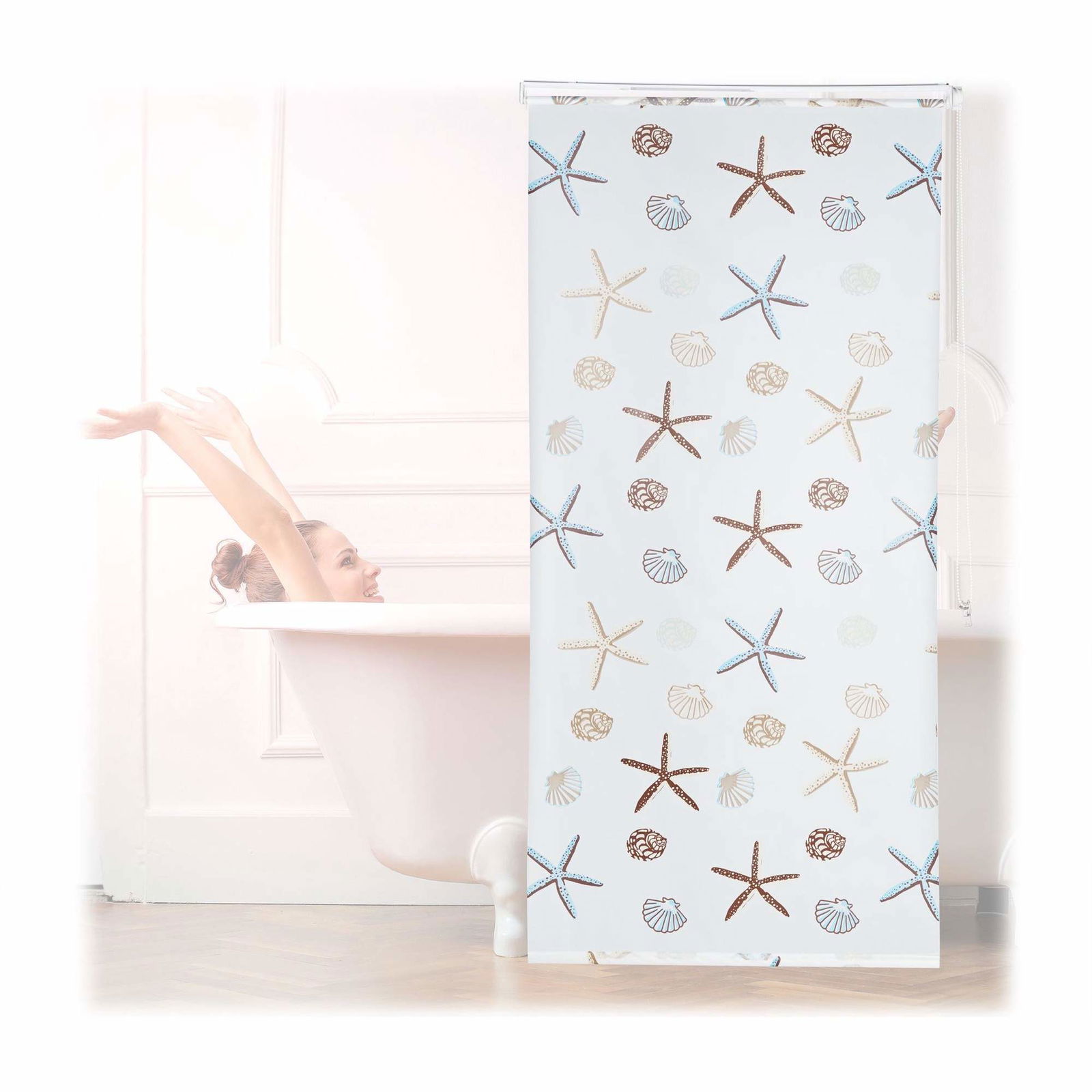 Rullegardin til brusebad OCEAN