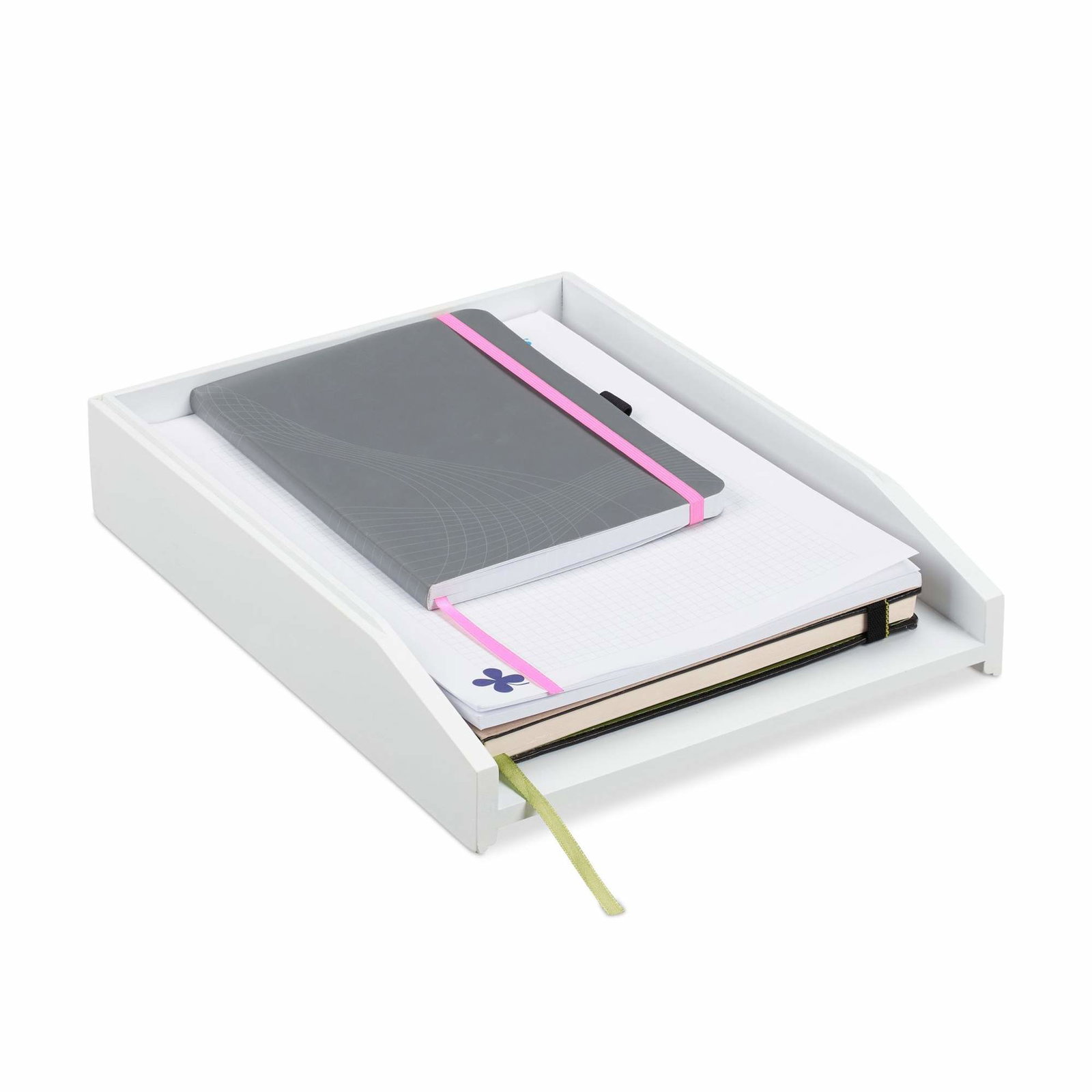 Brevkorg bambu vit | Hem & Hobby | Pryloteket