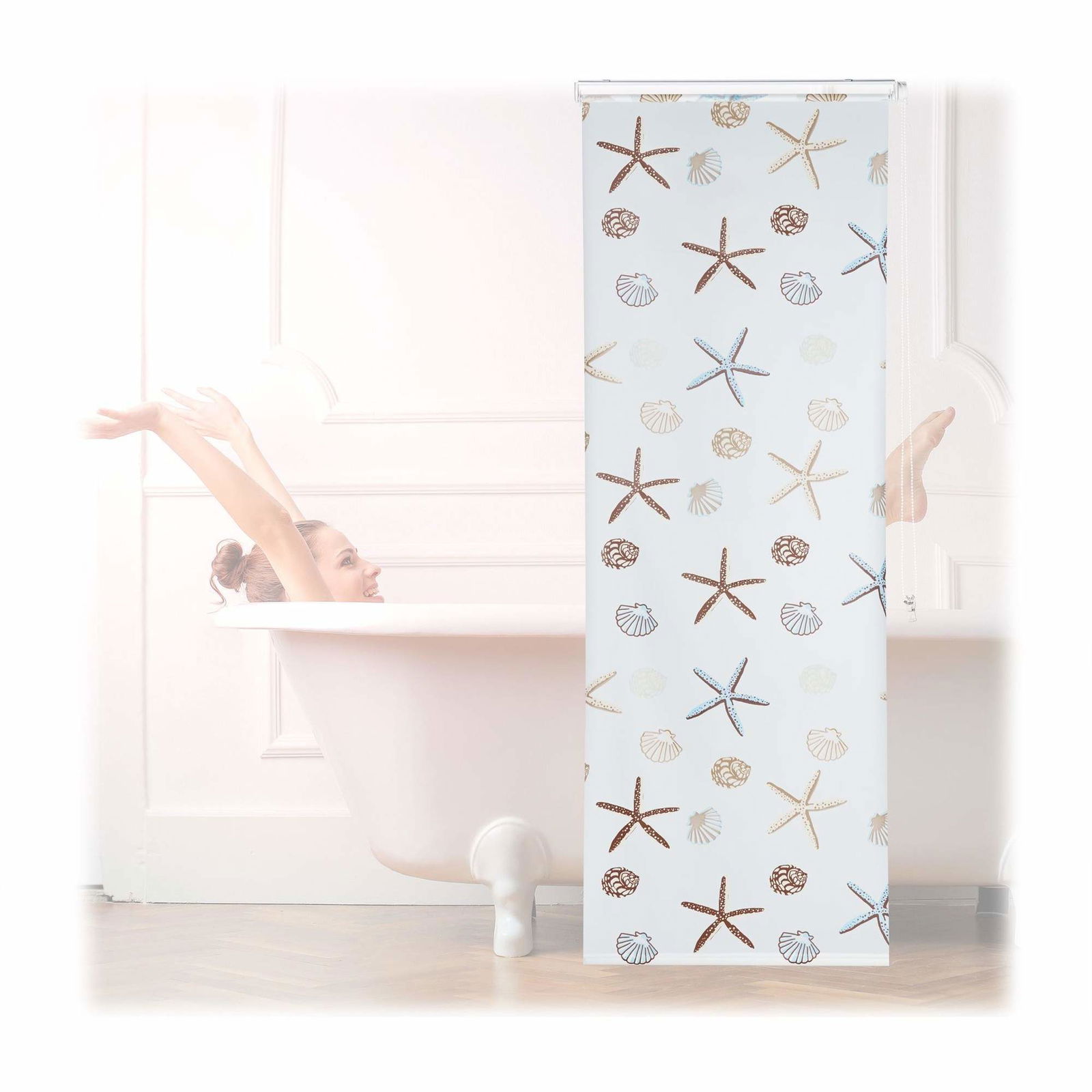 Rullegardin til brusebad OCEAN